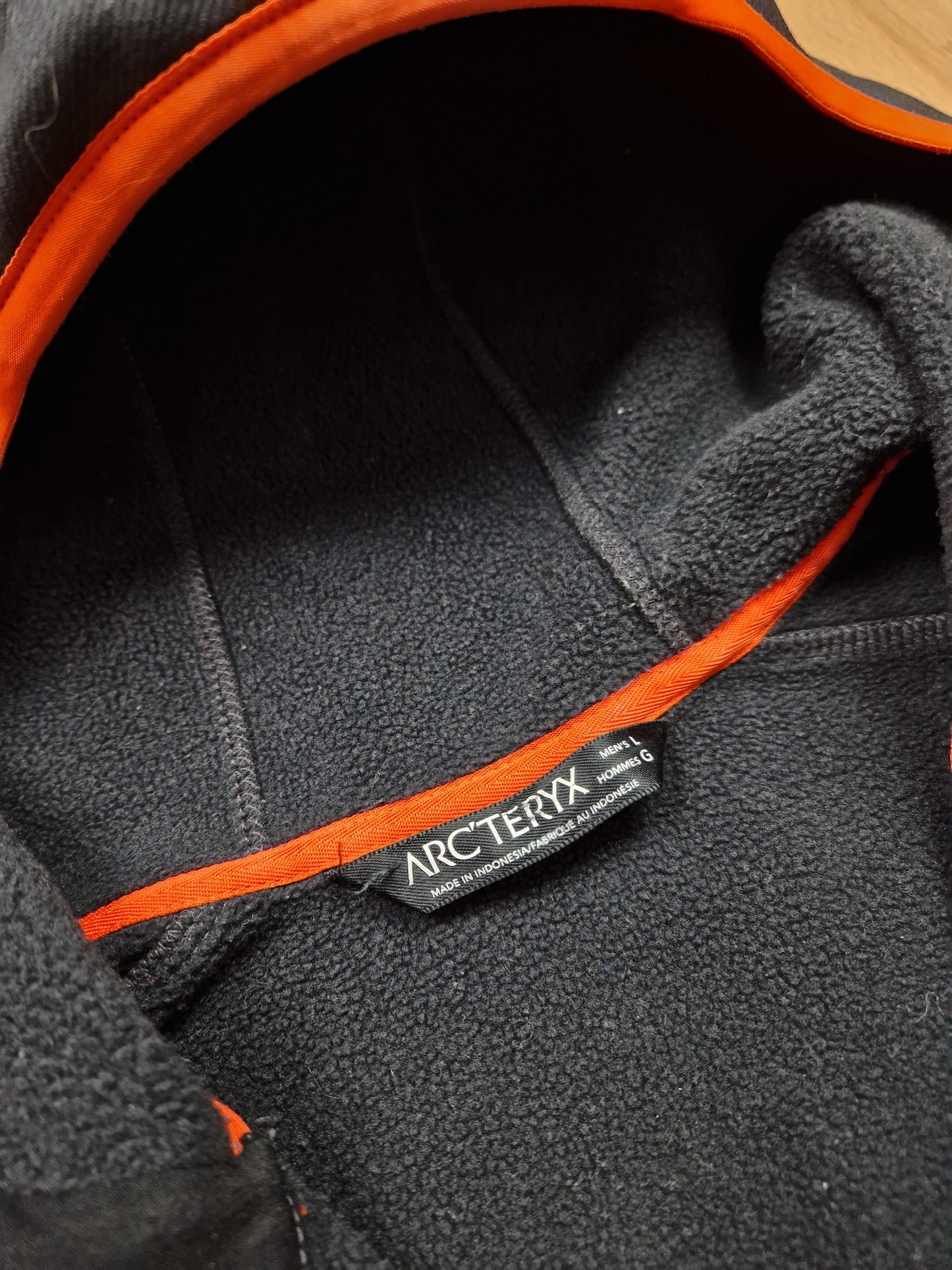 Arc'teryx 'Kyanite AR' Fleece Hoodie (L)