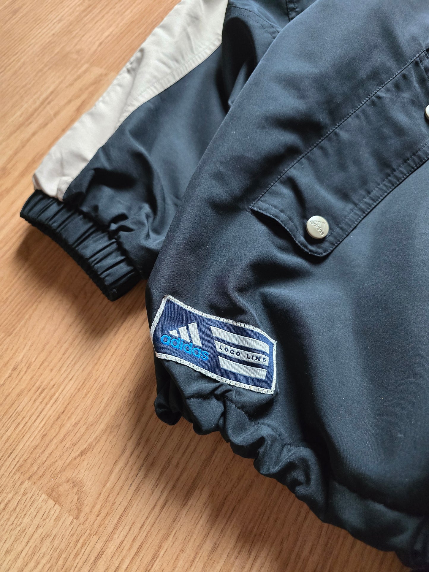 RARE 80s Adidas Embroidered Coachs Jacket (XXL)