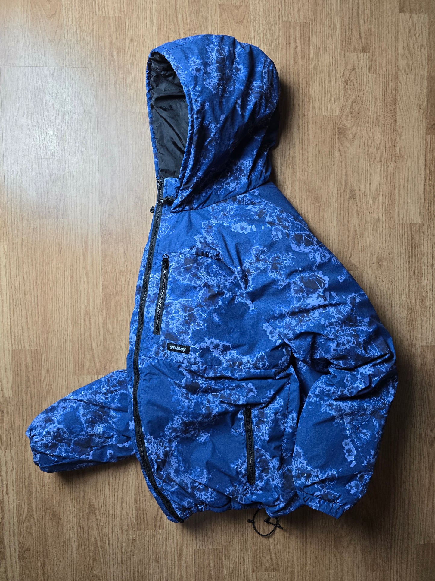 RARE Stussy Primaloft Insulated Indigo Puffer Jacket (L)