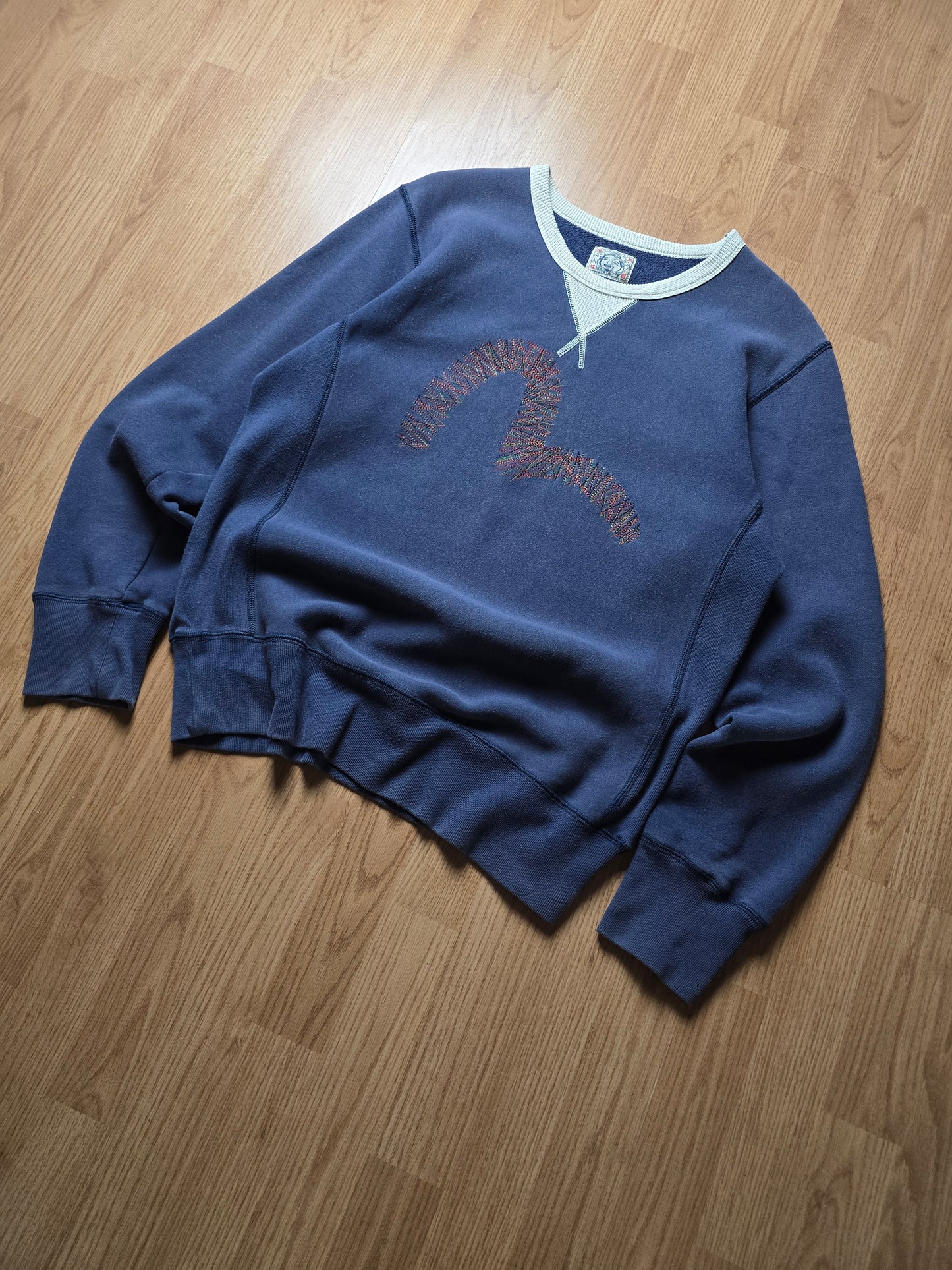 00s Evisu Embroidered Gull Crewneck Sweatshirt (L)
