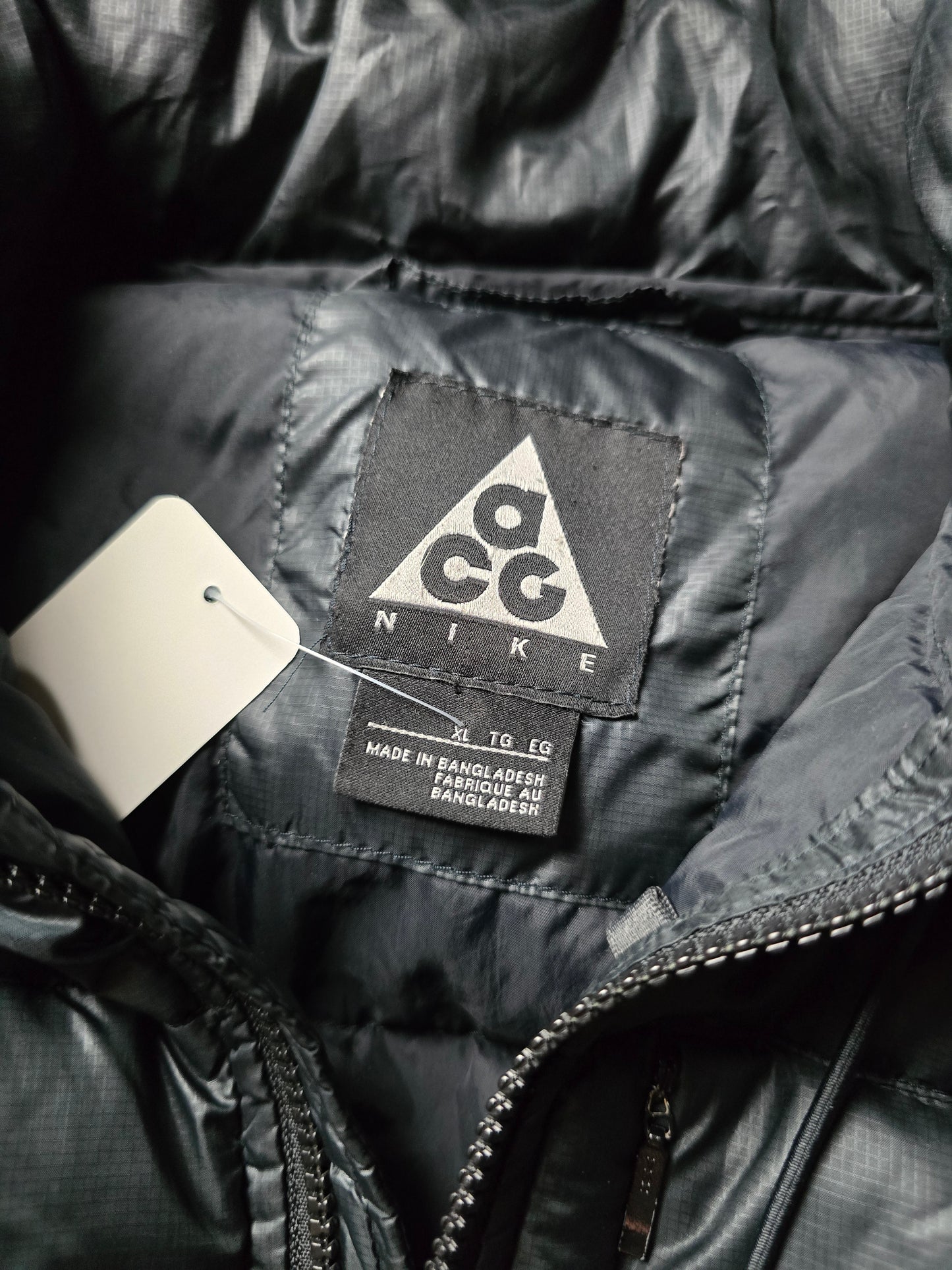 RARE 00s Nike ACG Technical 800 Down Hooded Puffer Jacket (L)