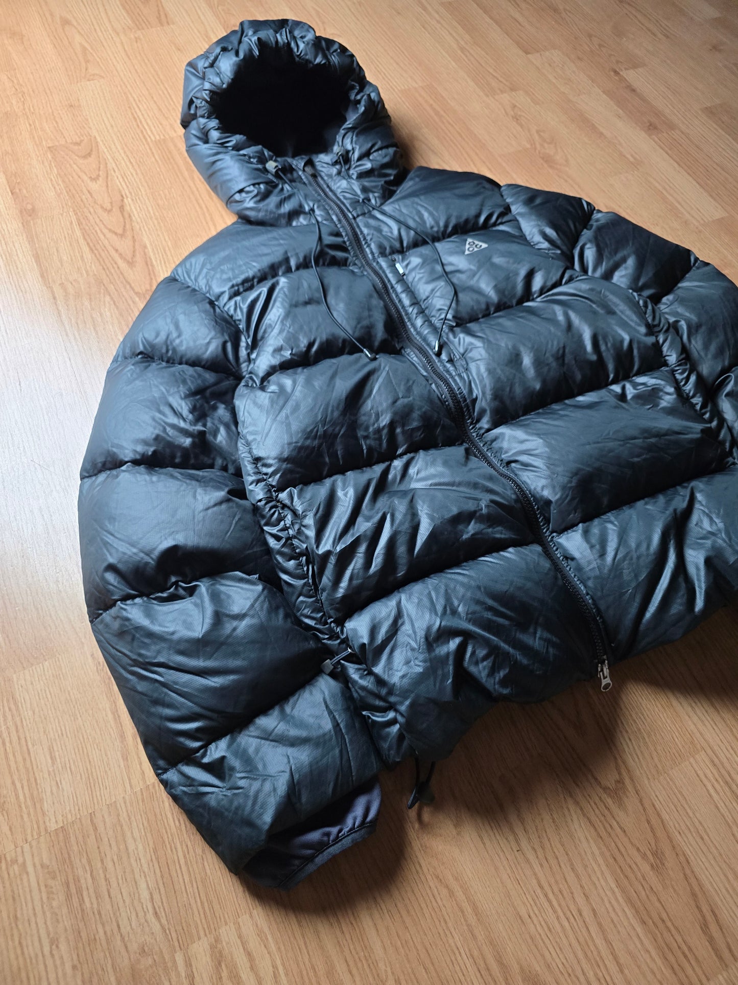 RARE 00s Nike ACG Technical 800 Down Hooded Puffer Jacket (L)