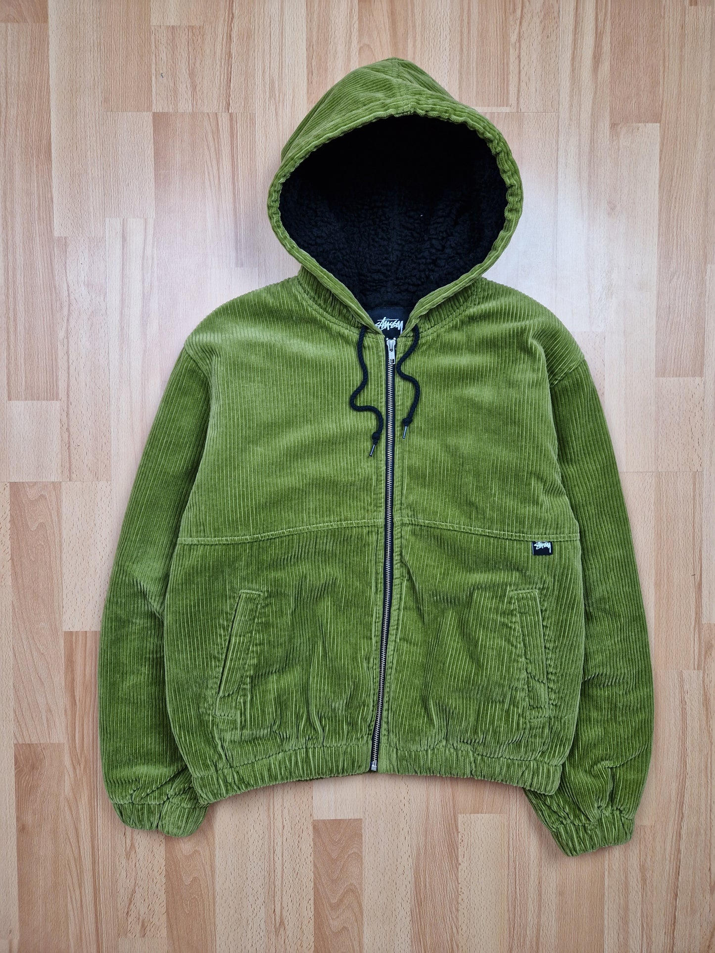 Stussy 'Wide Wale' Sherpa Lined Work Jacket (M)