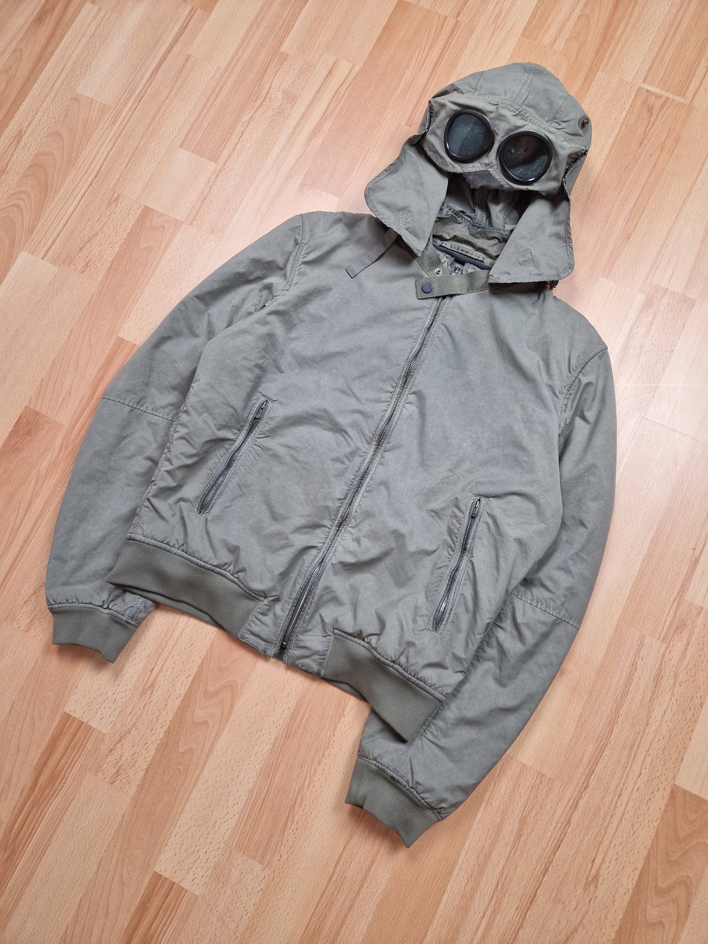 C.P. Company Tinto Terra Fleece Lined Goggle Jacket (M)