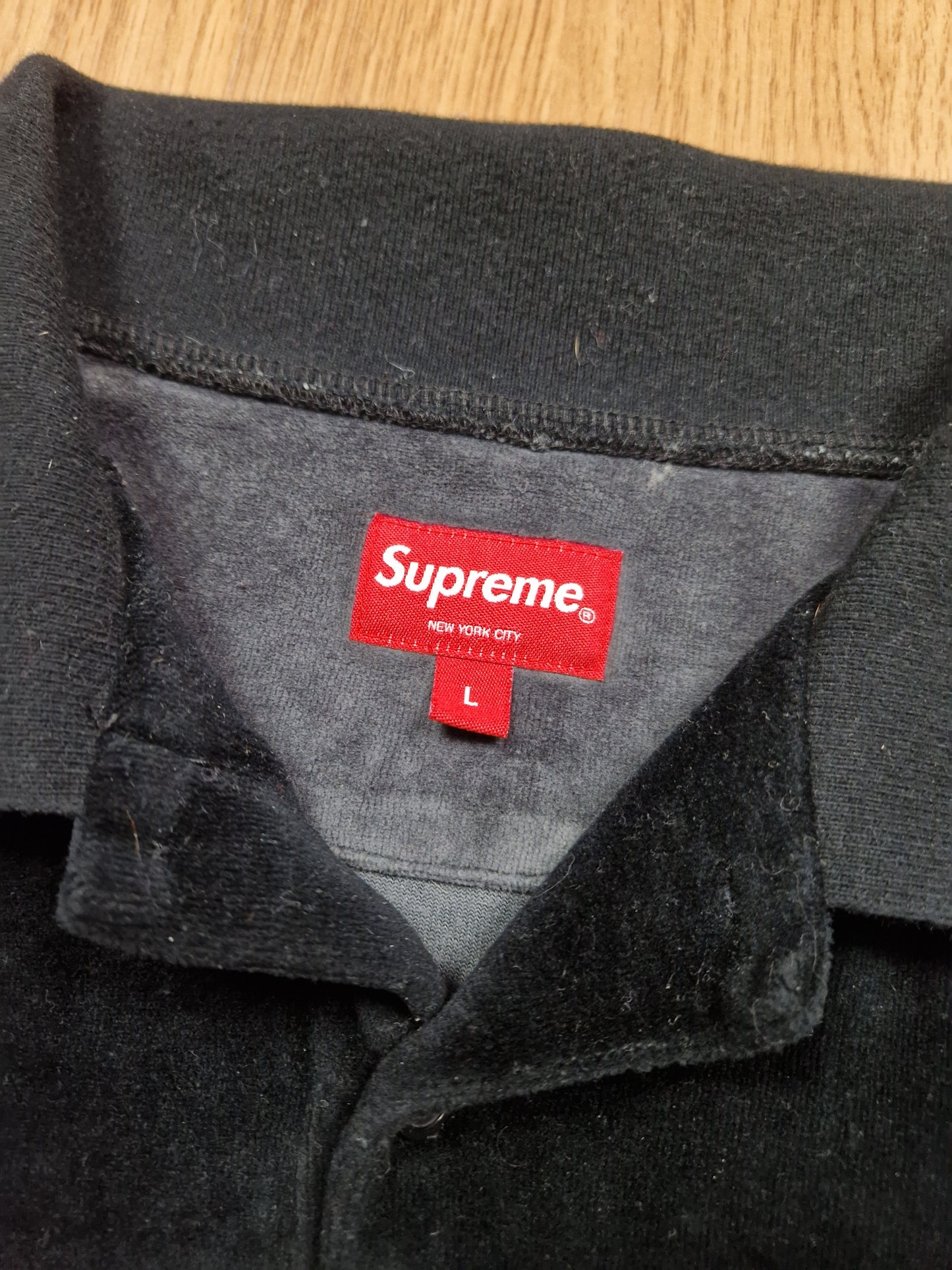 Supreme 'Paneled Valour' LS Polo (L)