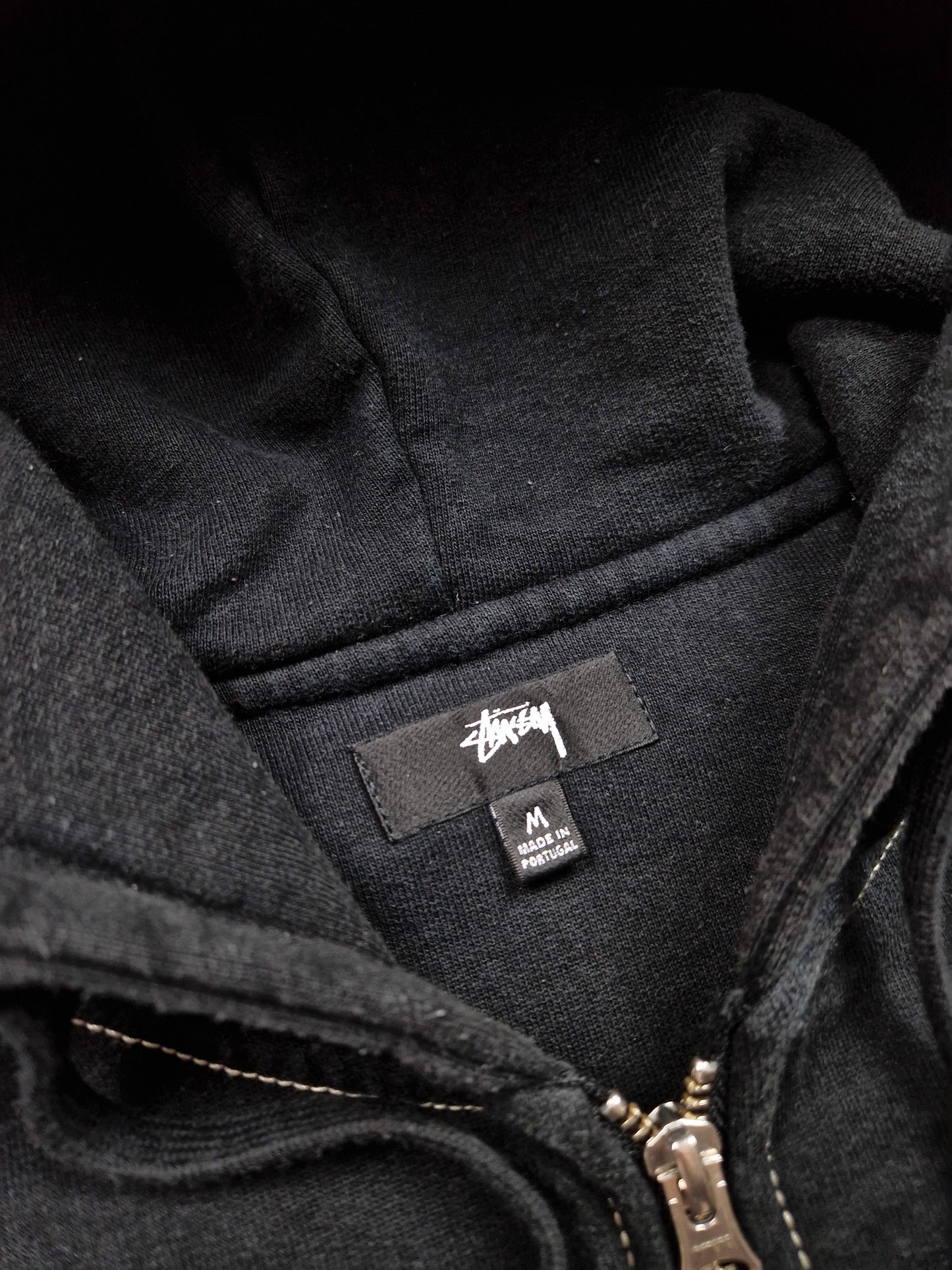 Stussy 'Double Face Label Zip' Heavyweight Hoodie (M)