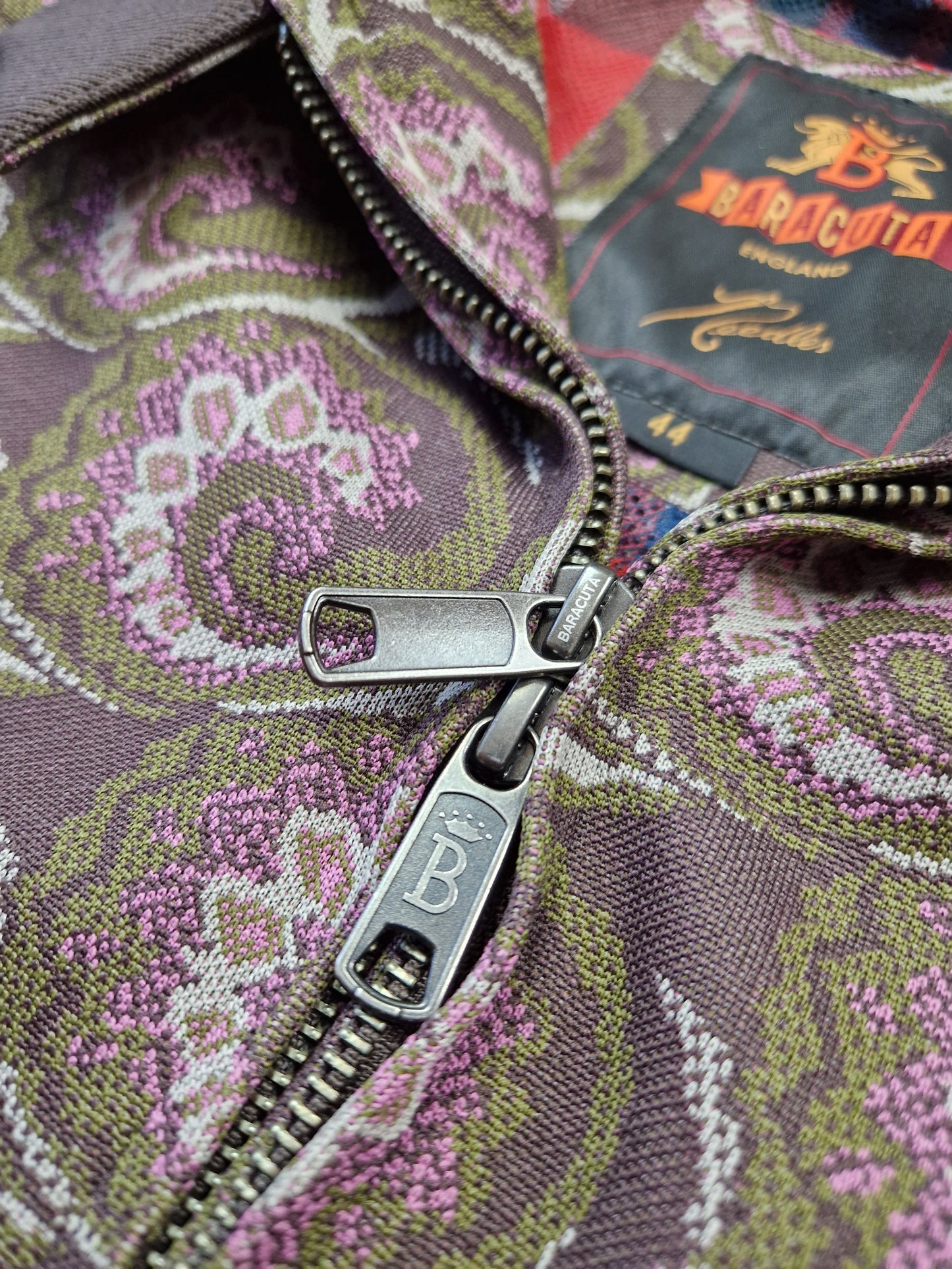 Needles x Baracuta G9 Jaquard Harrington Jacket (L/XL)