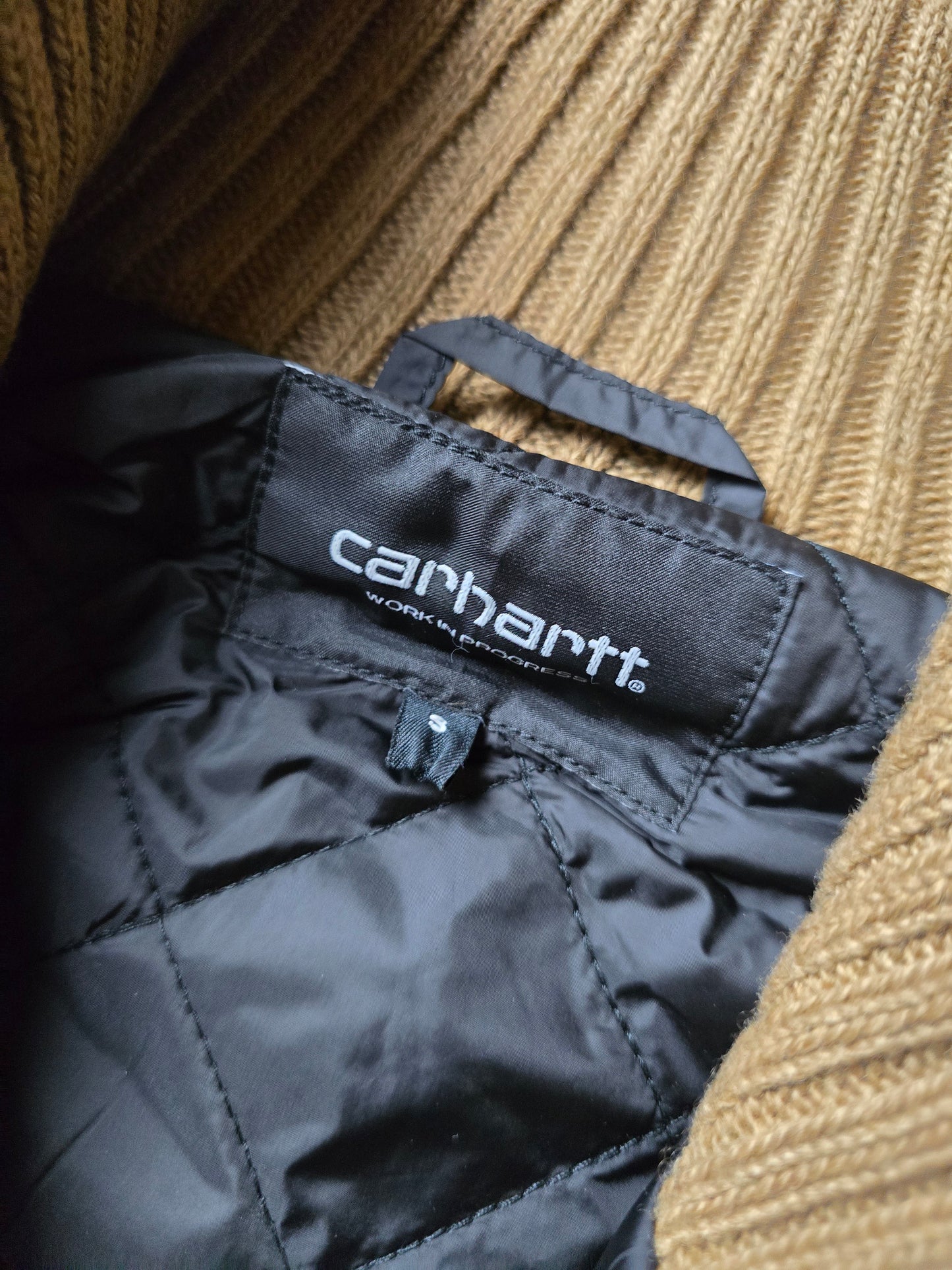 Carhartt Banley Ribbed Knit Sweater Jacket (S/M)