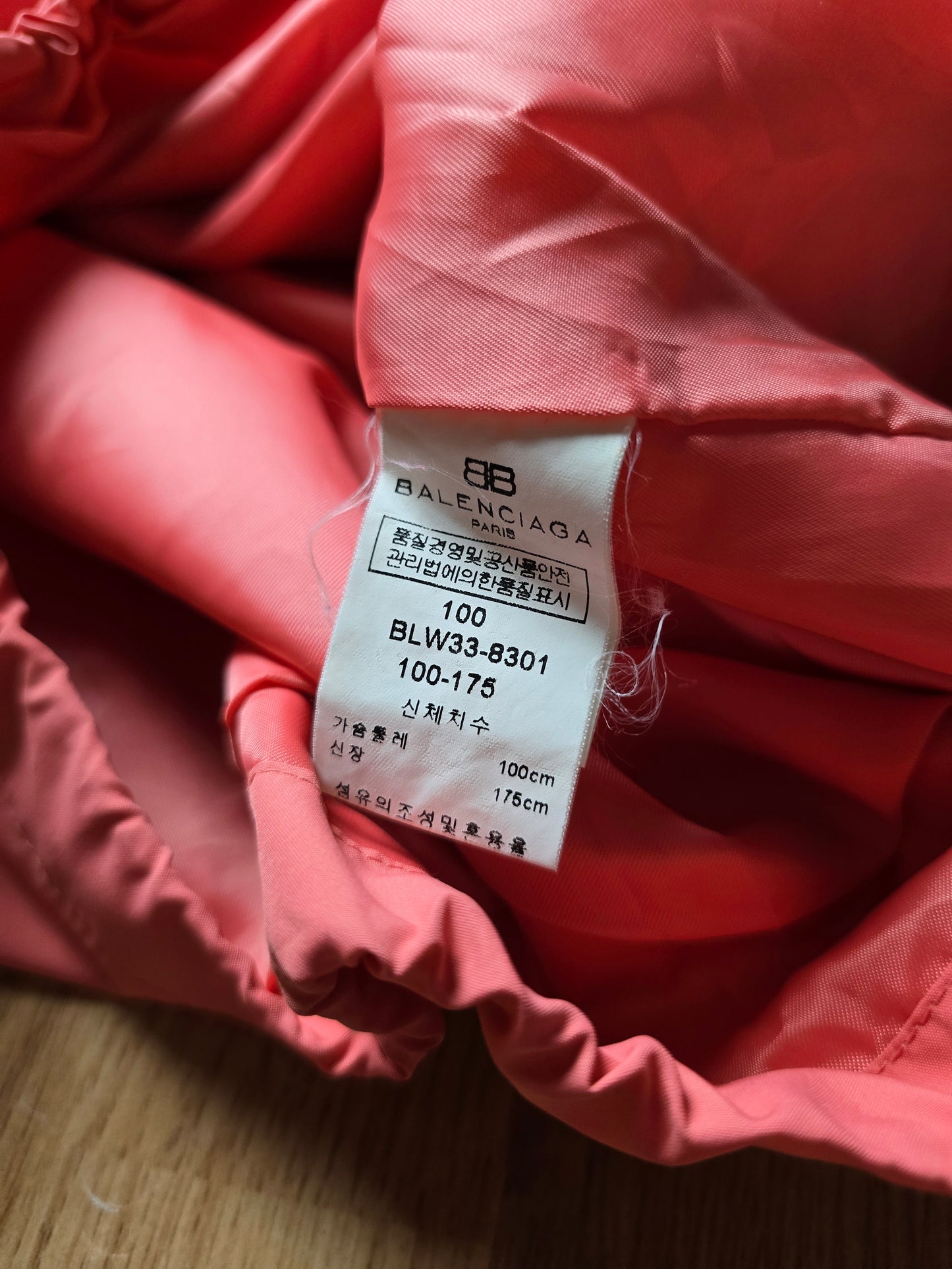 W/ 00s Balenciaga V Neck Nylon Pullover (M)