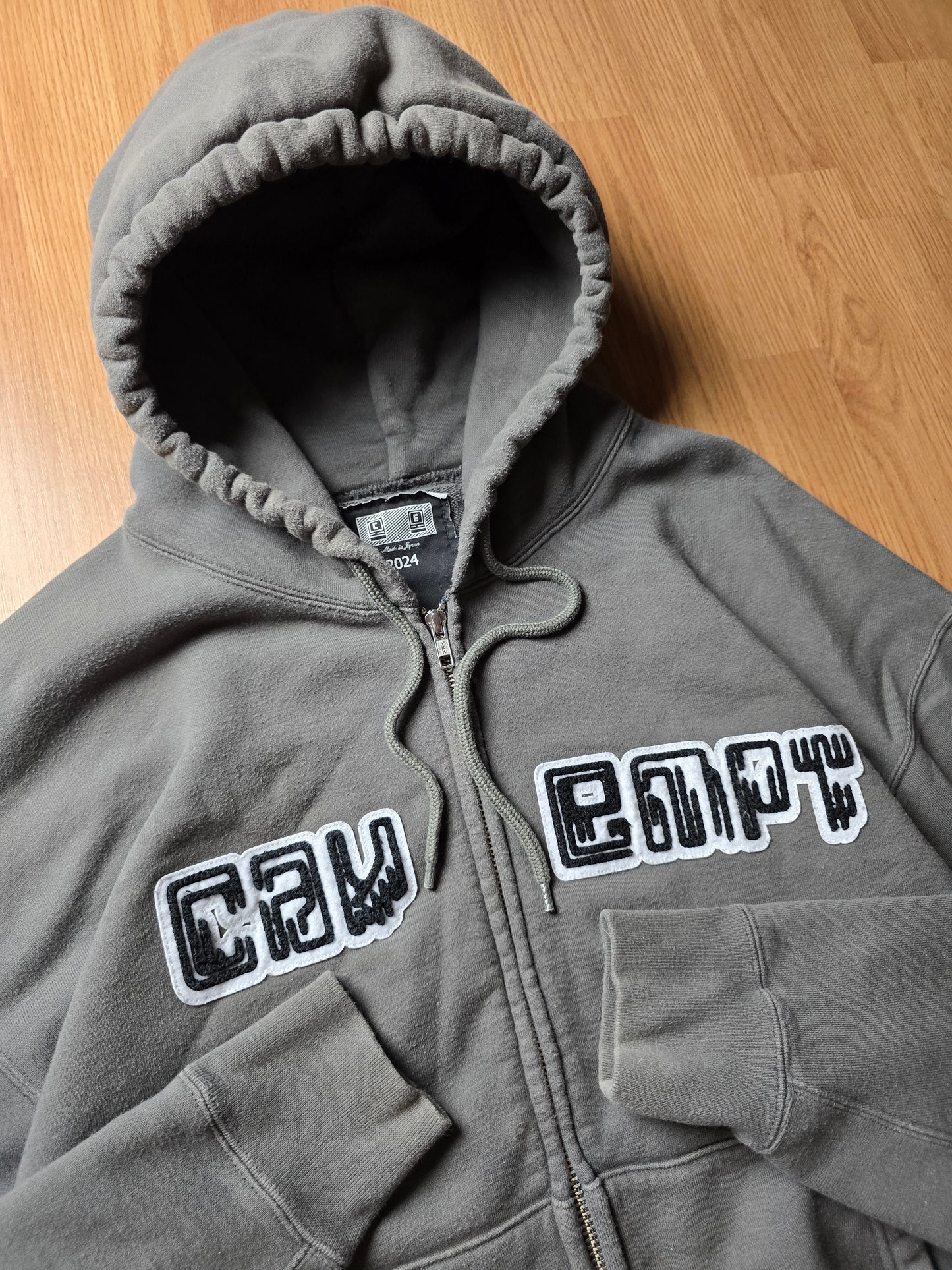 Cav Empt Embroidery Zip Hoodie (L)