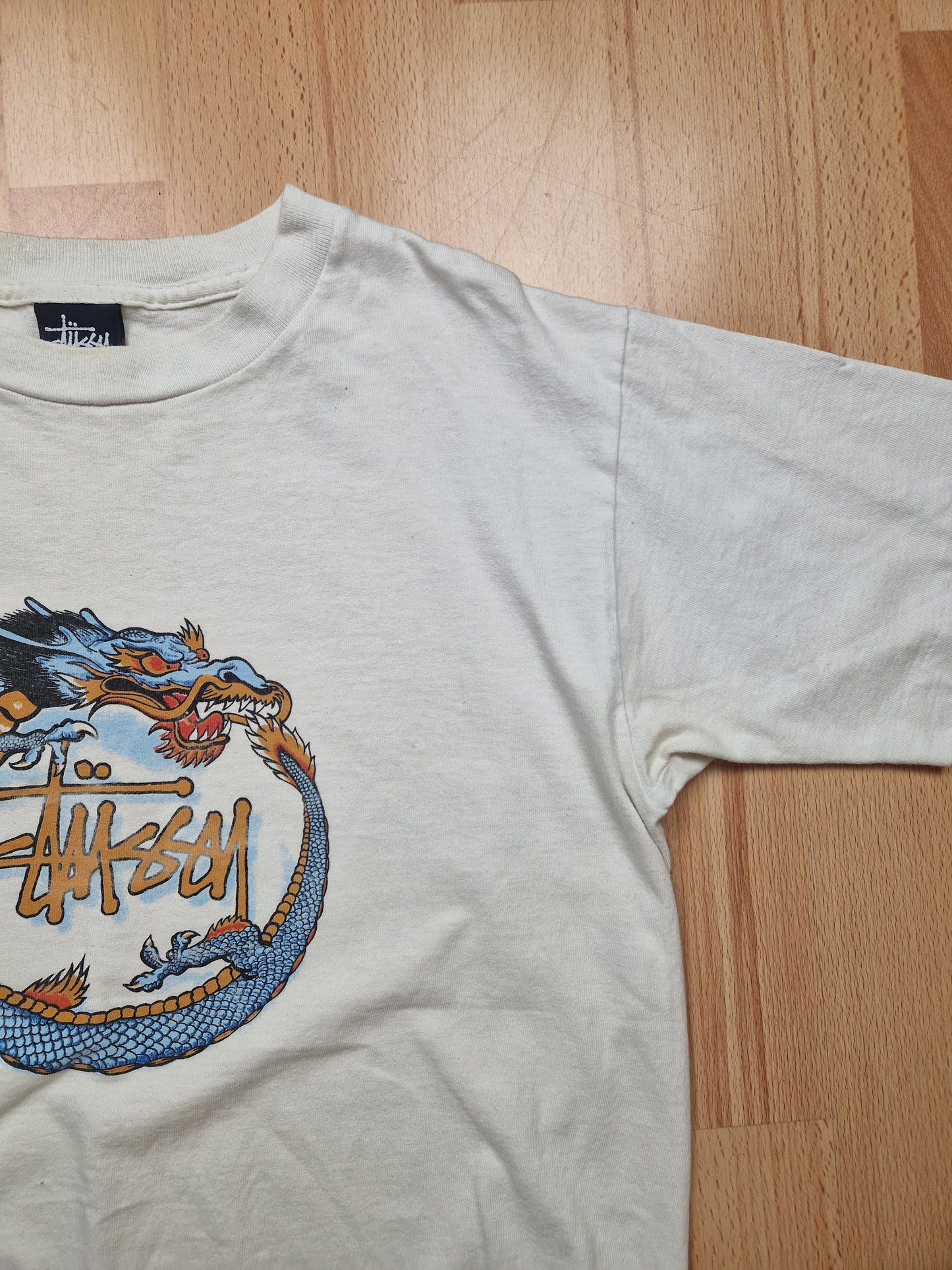 RARE Vintage Stussy Dragon Print Tee, M