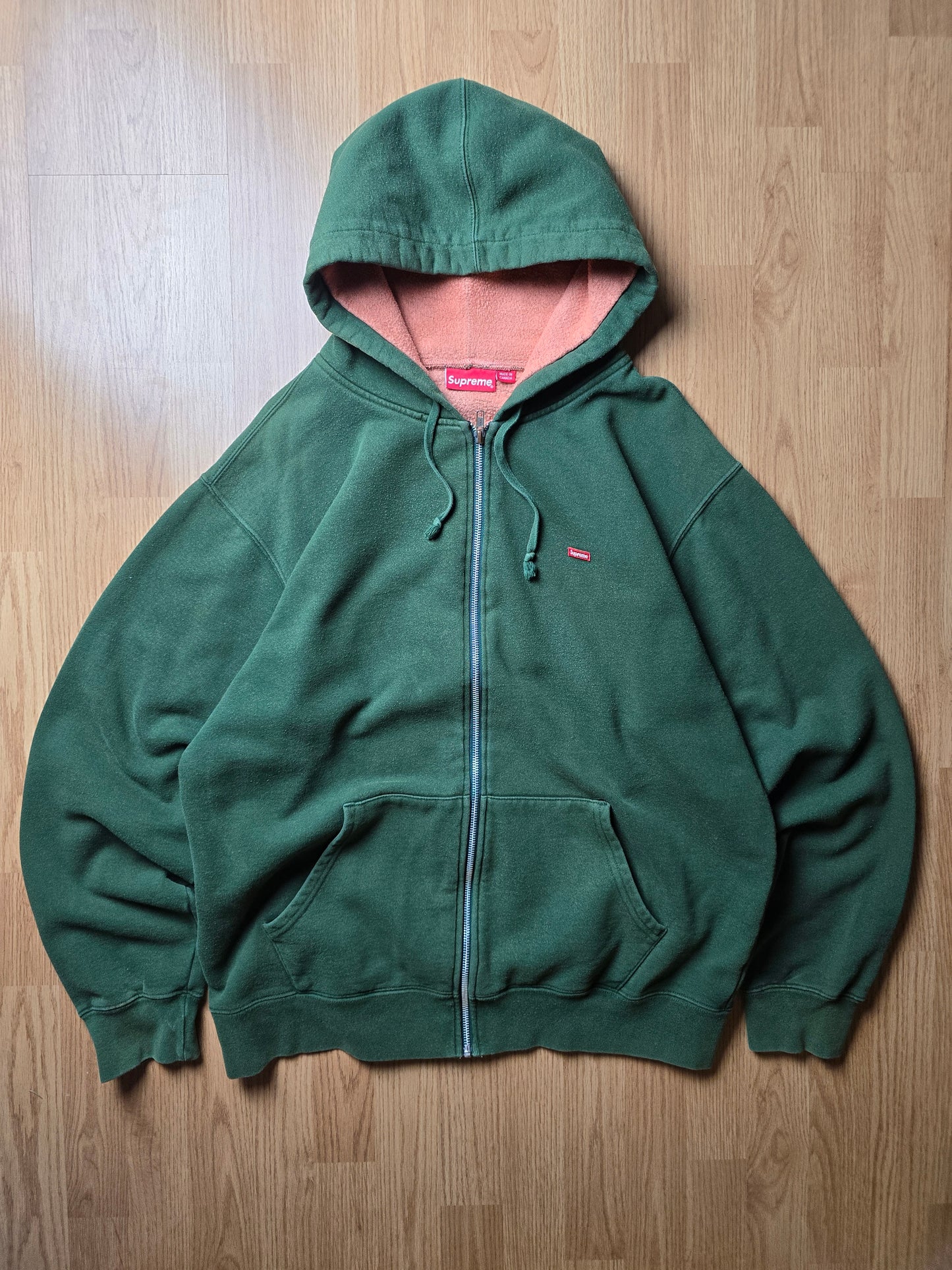 Supreme Contrast Zip Up Hoodie (XL)
