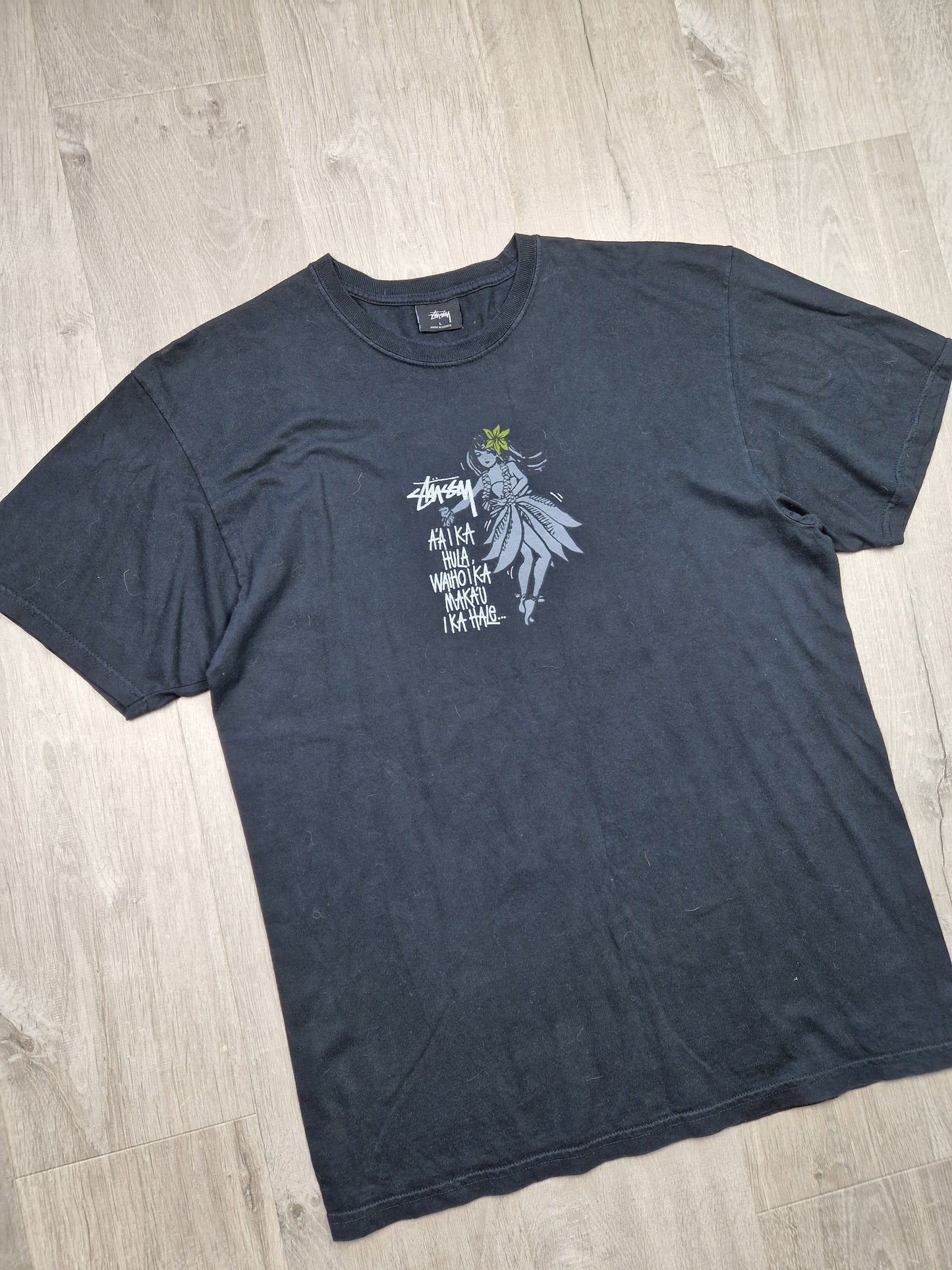 Stussy 'Hula Girl' tee (L)