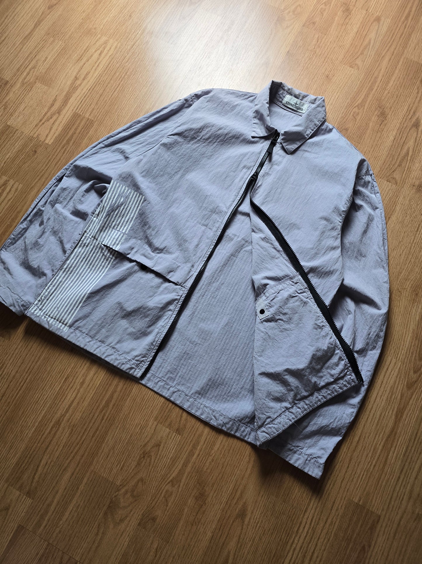 Stone Island Marina 50 Fili Zip Overshirt (L)