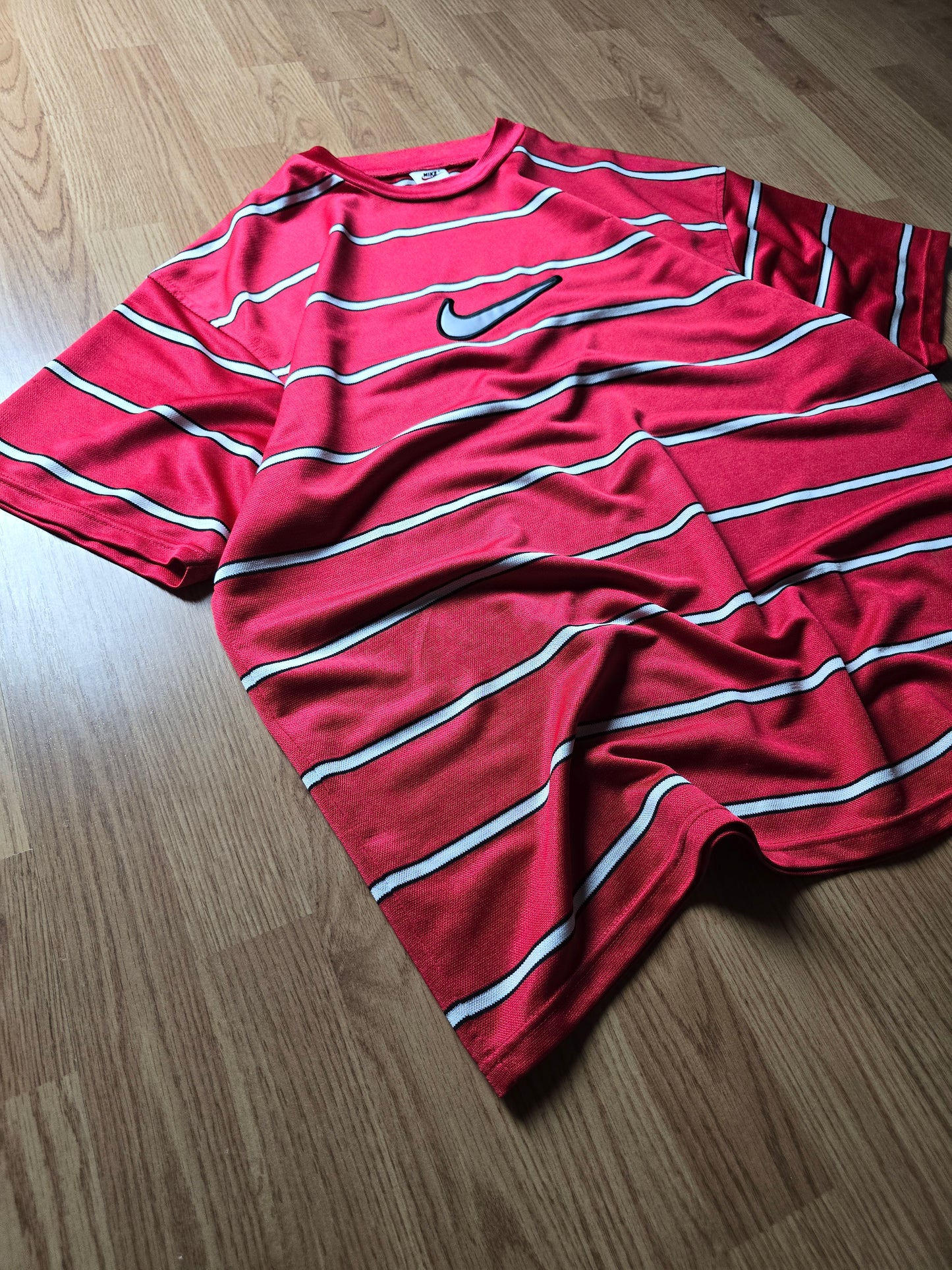 90s Nike Striped Sports Jersey (XL)