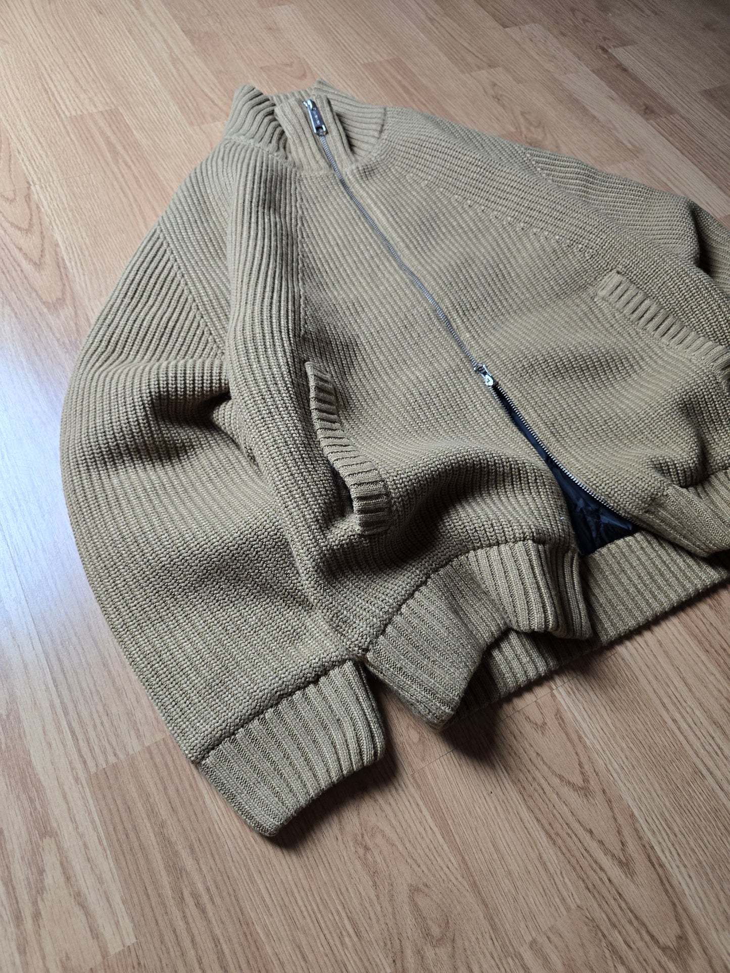 Carhartt Banley Ribbed Knit Sweater Jacket (S/M)