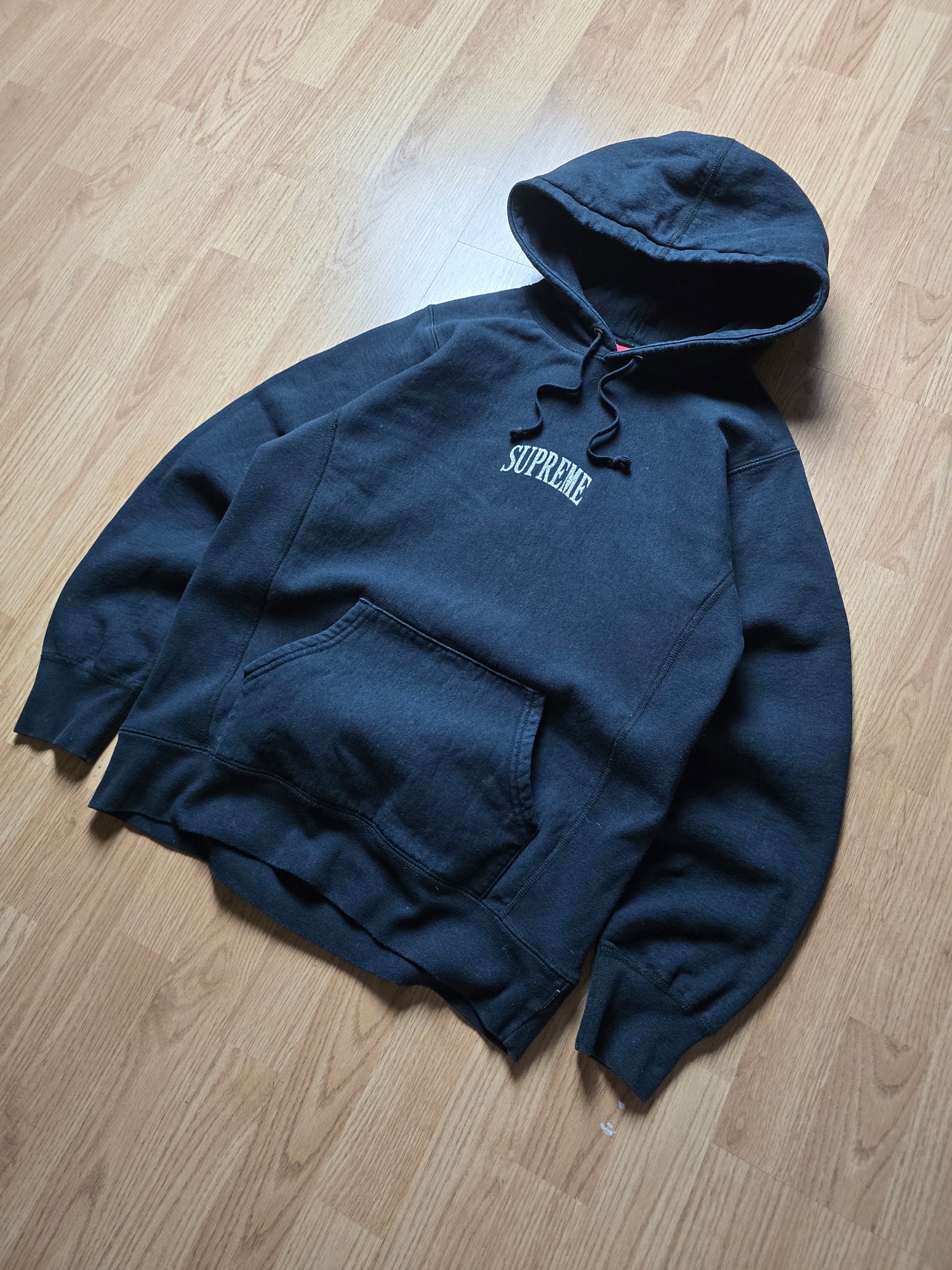 Supreme Glitter Arc Logo Hoodie (M)