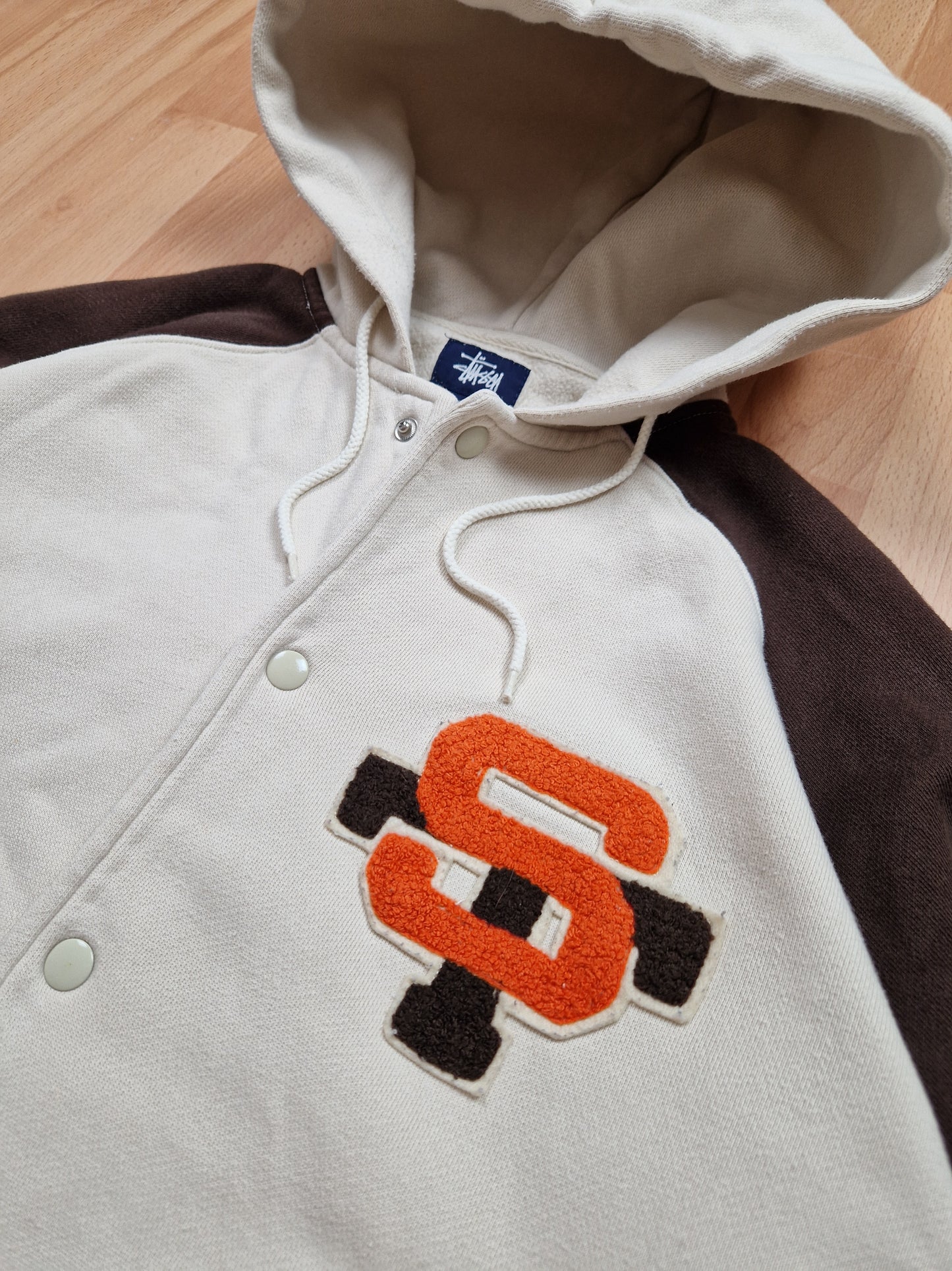 Vintage Stussy Varsity Hoodie (M)