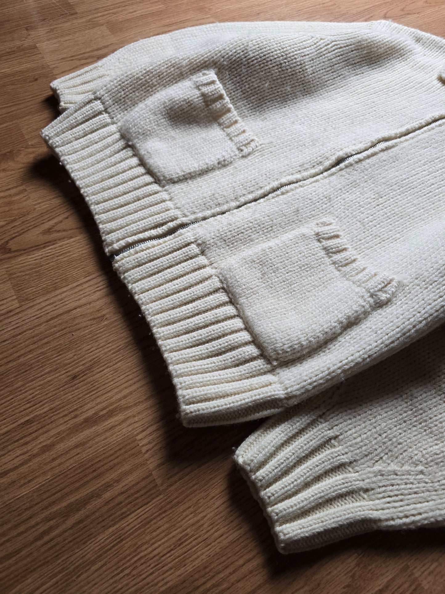 Lacoste Heavyweight Wool Zip Cardigan (M/L)