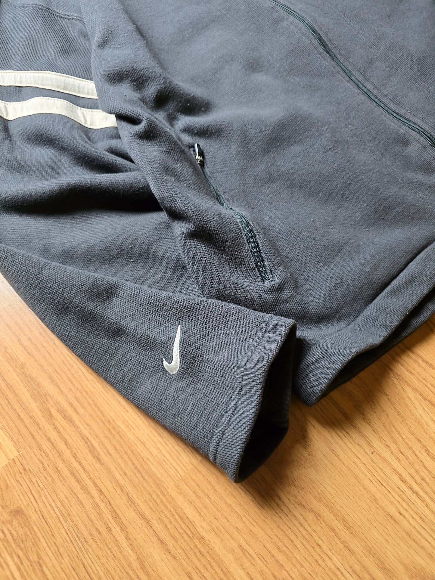 Vintage Nike 90s Double Swoosh Track Jacket (XL)