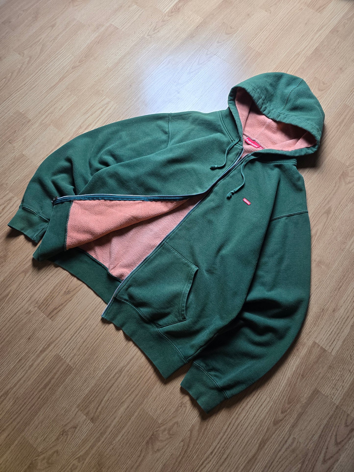 Supreme Contrast Zip Up Hoodie (XL)