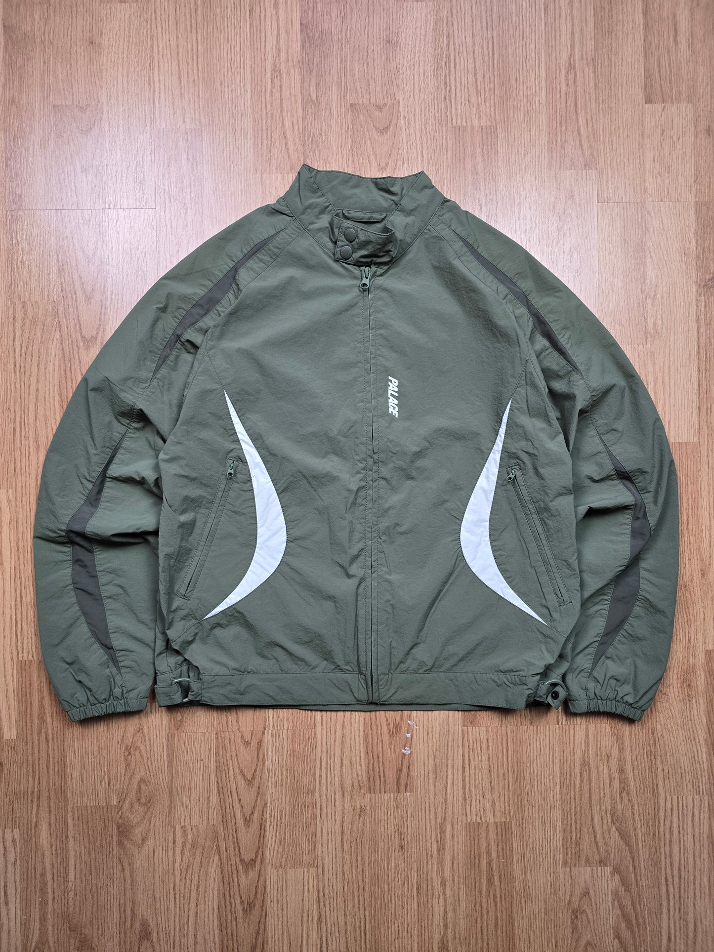 Palace 'Moto Shell' Glow-In-The-Dark Tack Jacket (S)