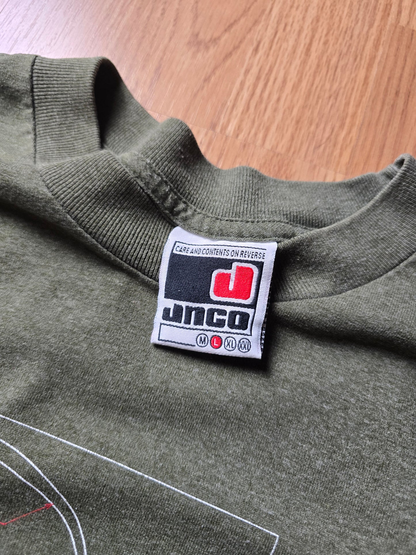 Rare 90s Jnco Headphone Graphic T-shirt (L)