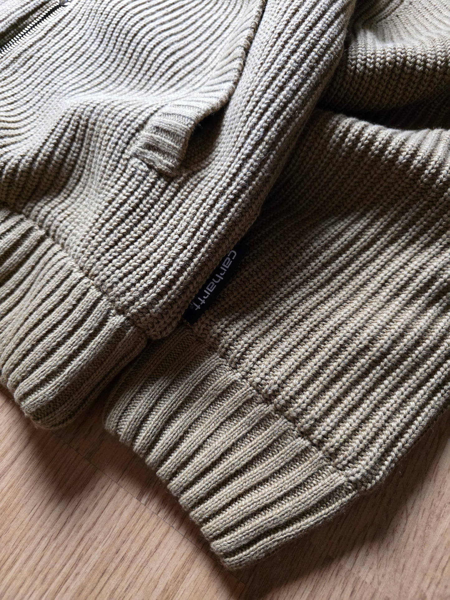 Carhartt Banley Ribbed Knit Sweater Jacket (S/M)