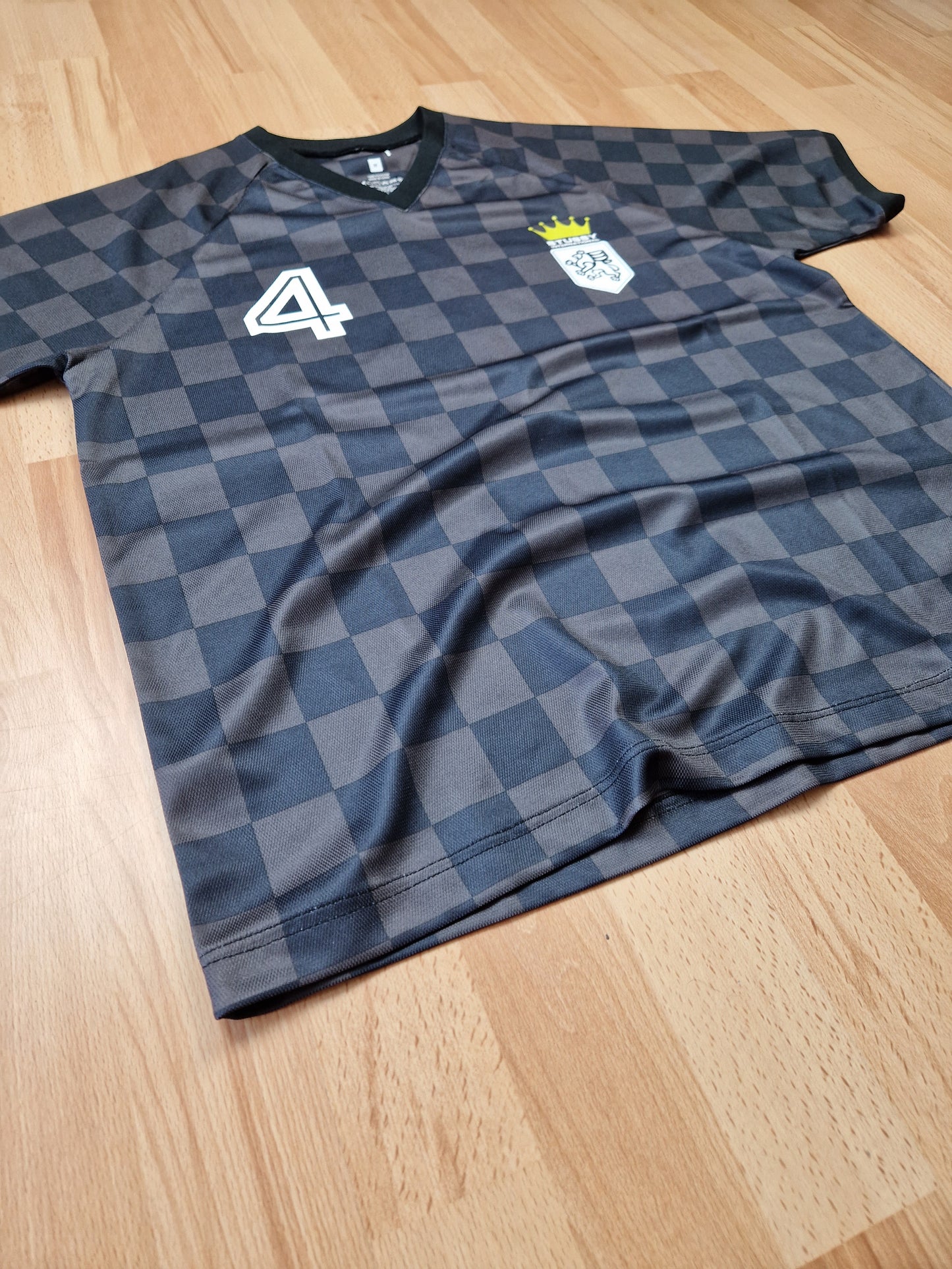 Stussy N°4 Checkered Soccer Jersey (M)