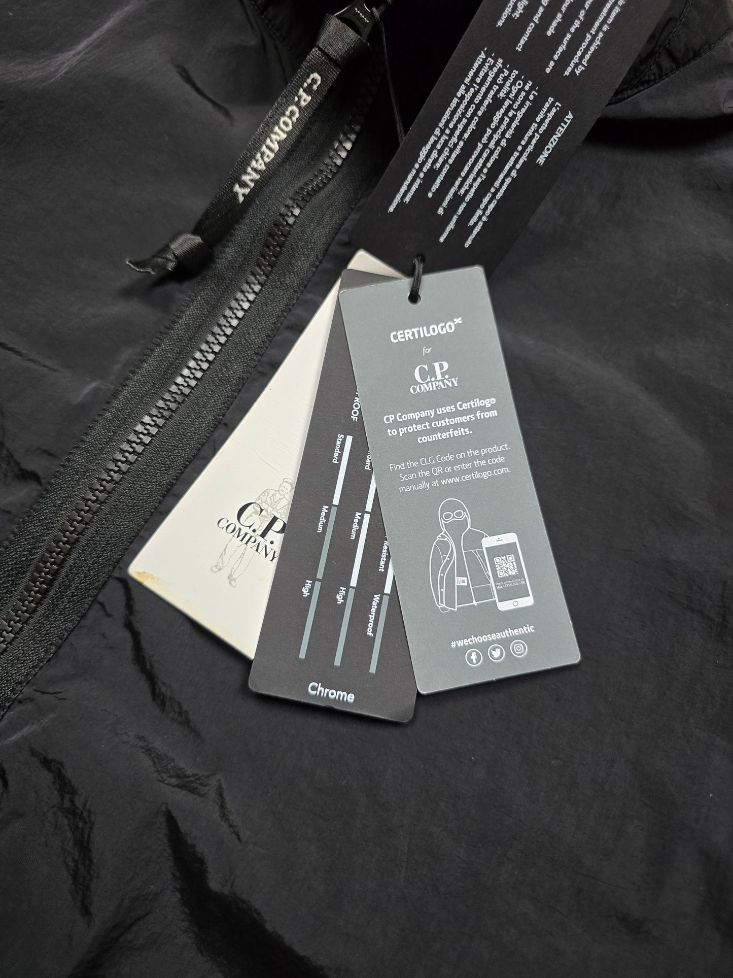 C.P. Company Chrome Garment Dyed Zip Overshirt/Jacket (L)