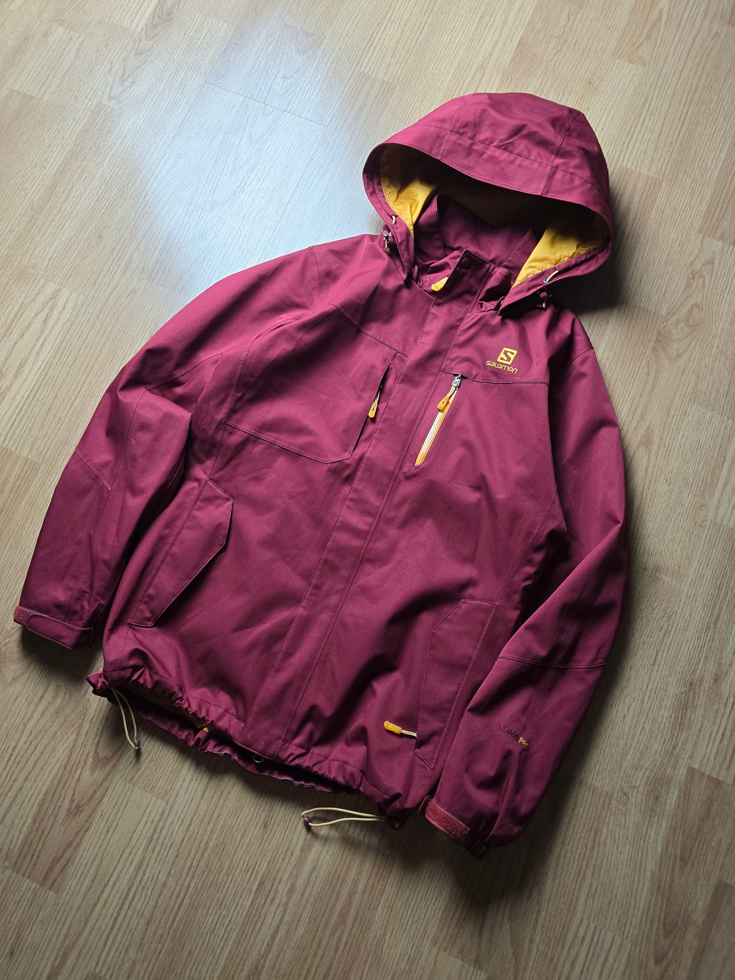 W/ Salomon Clima Pro Waterproof Ski Jacket (M)