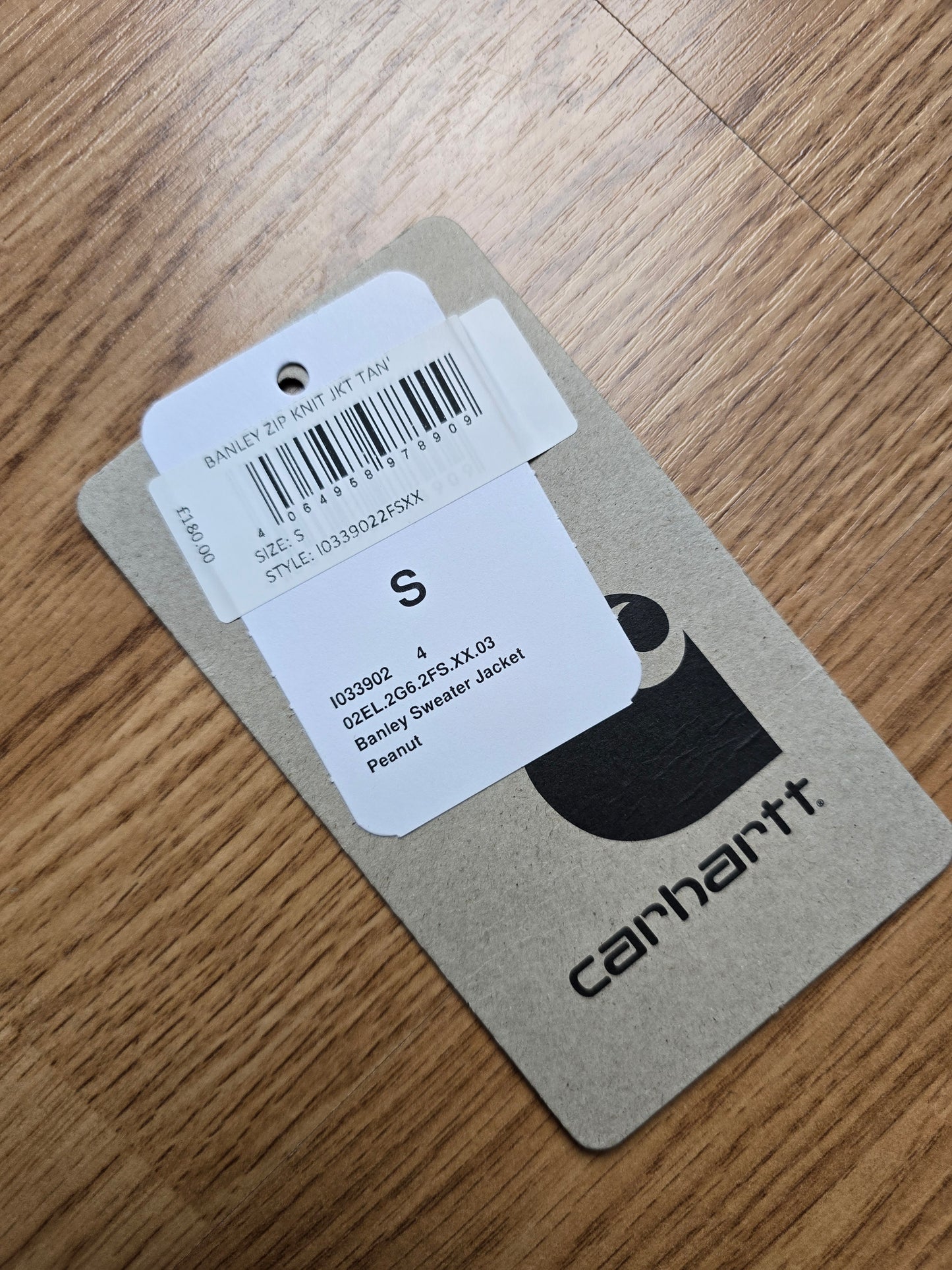 Carhartt Banley Ribbed Knit Sweater Jacket (S/M)