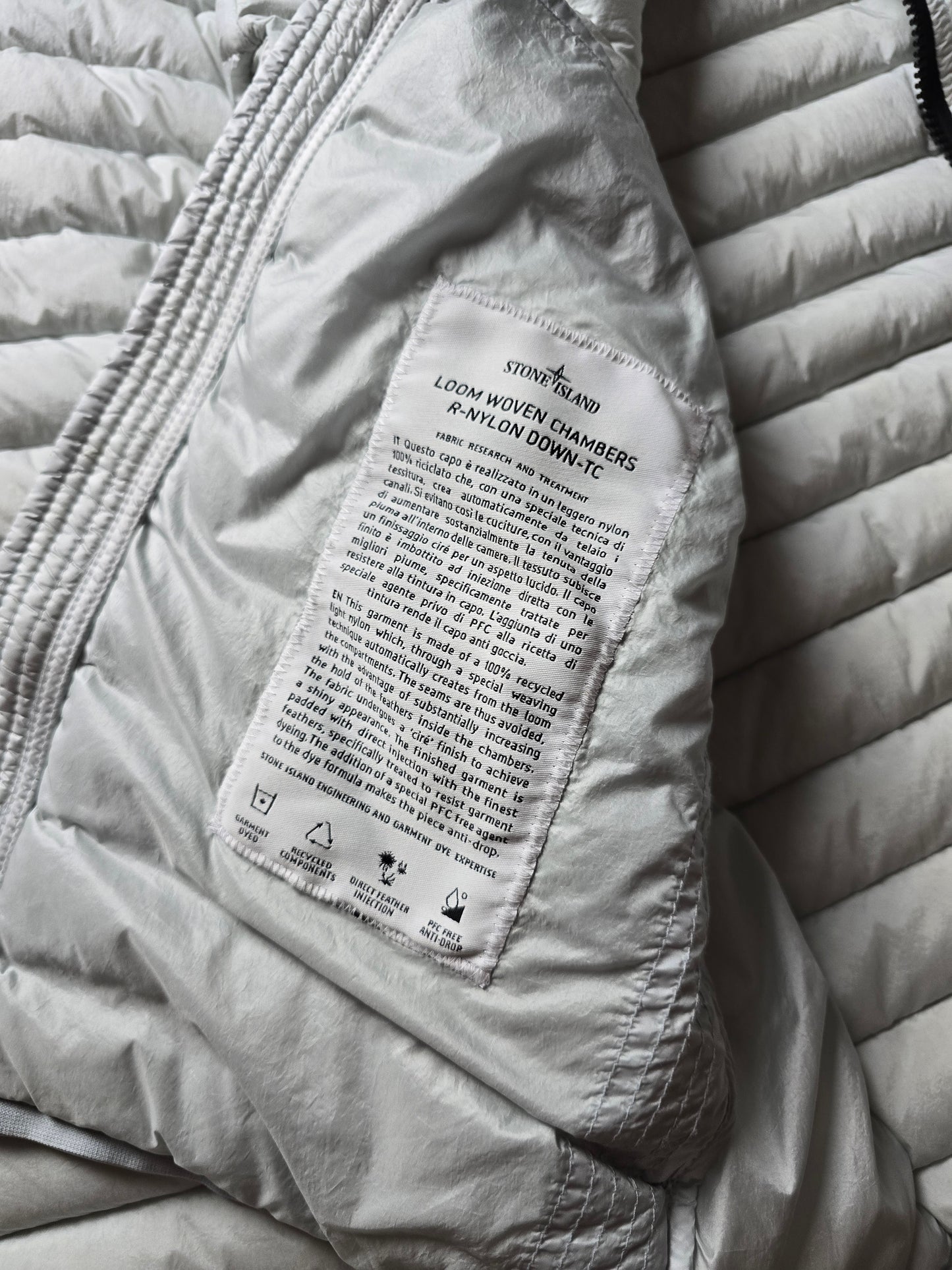 Stone Island Loom Woven Chambers R-Nylon Down-TC Jacket (M)