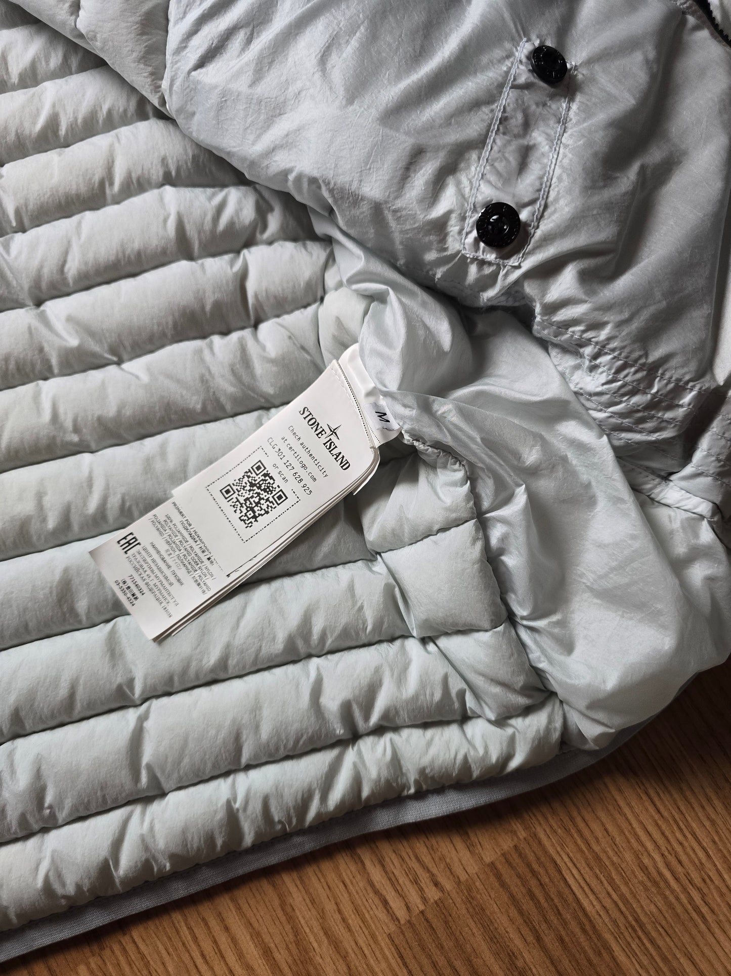 Stone Island Loom Woven Chambers R-Nylon Down-TC Jacket (M)