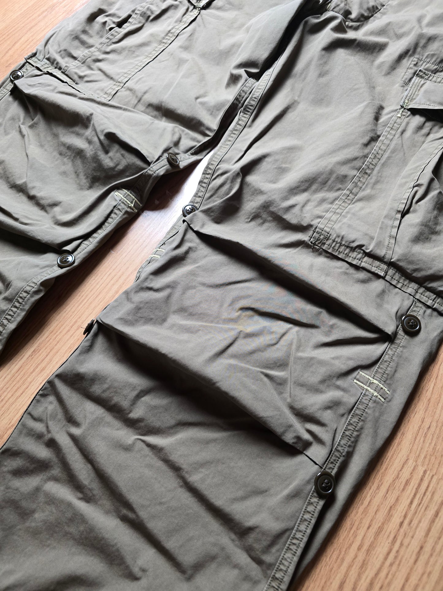Stone Island Denims Baggy Technical Cargo Pants (36x34)