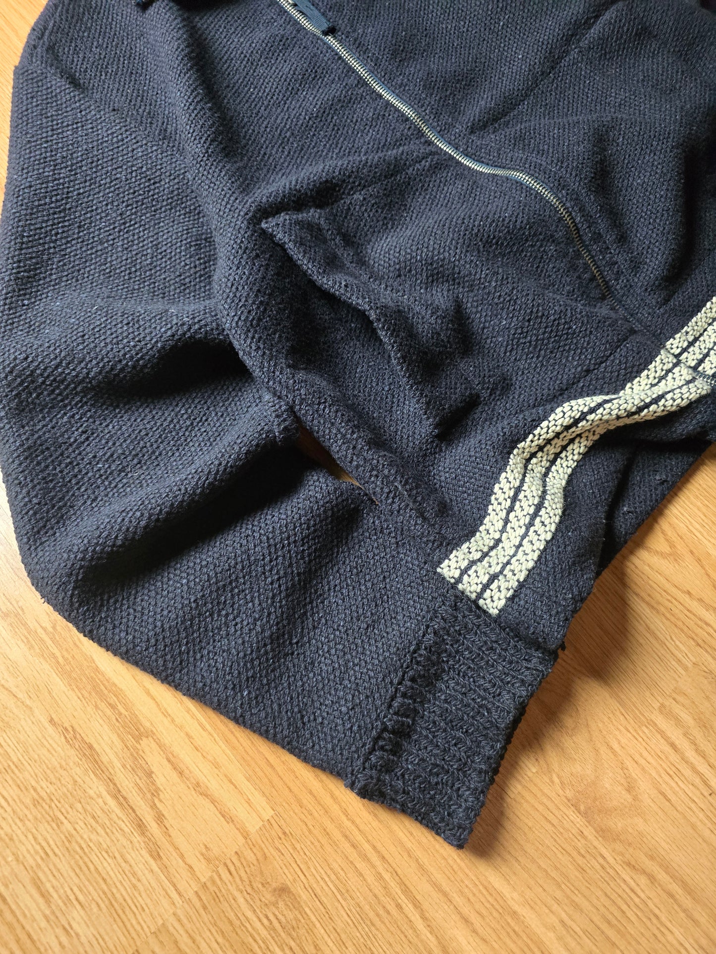 Vintage Stone Island AW01 Heavyweight Wool Zip Cardigan (L)
