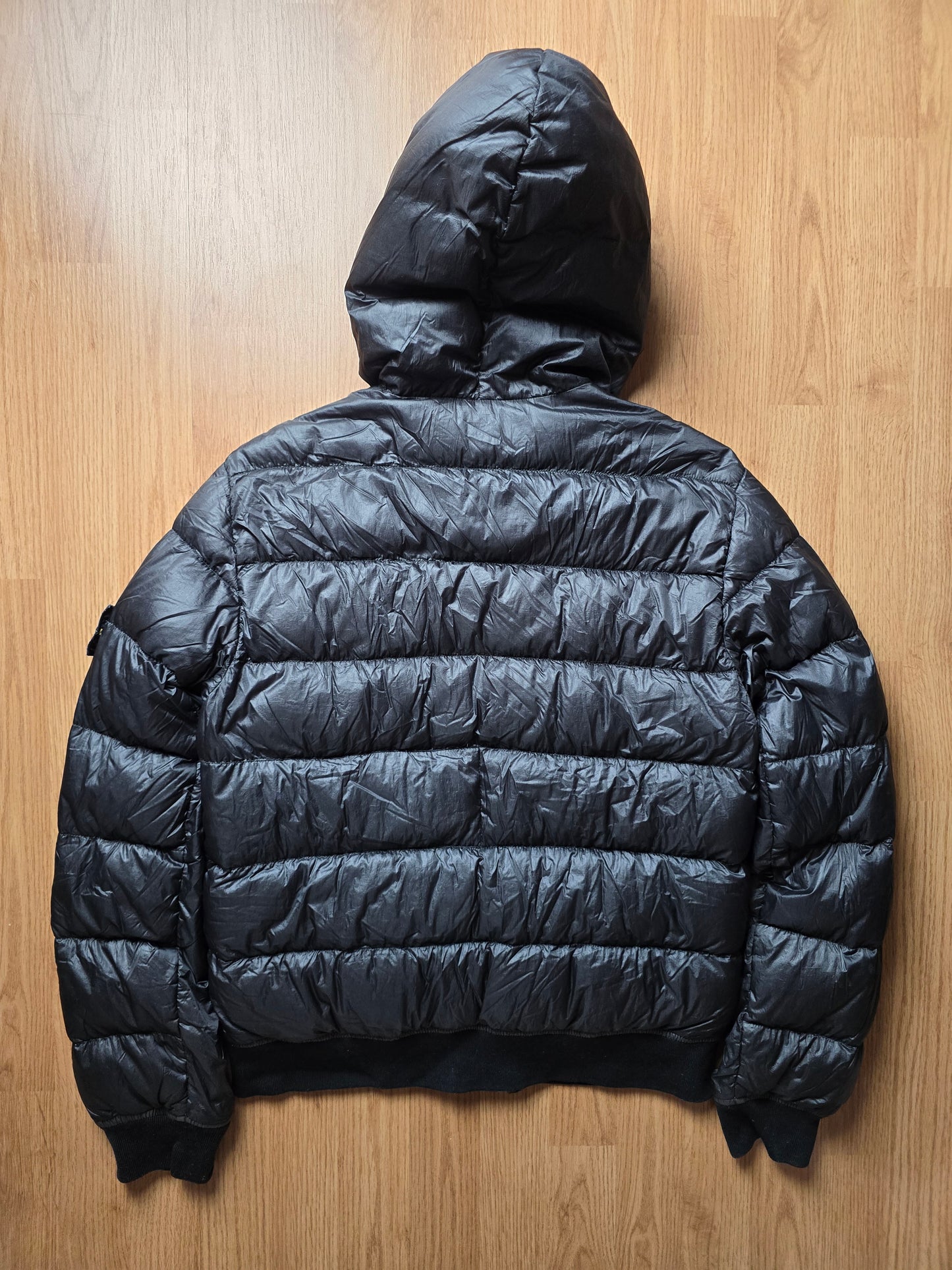 Stone Island Brown Garment Dyed Down Puffer Jacket (M)