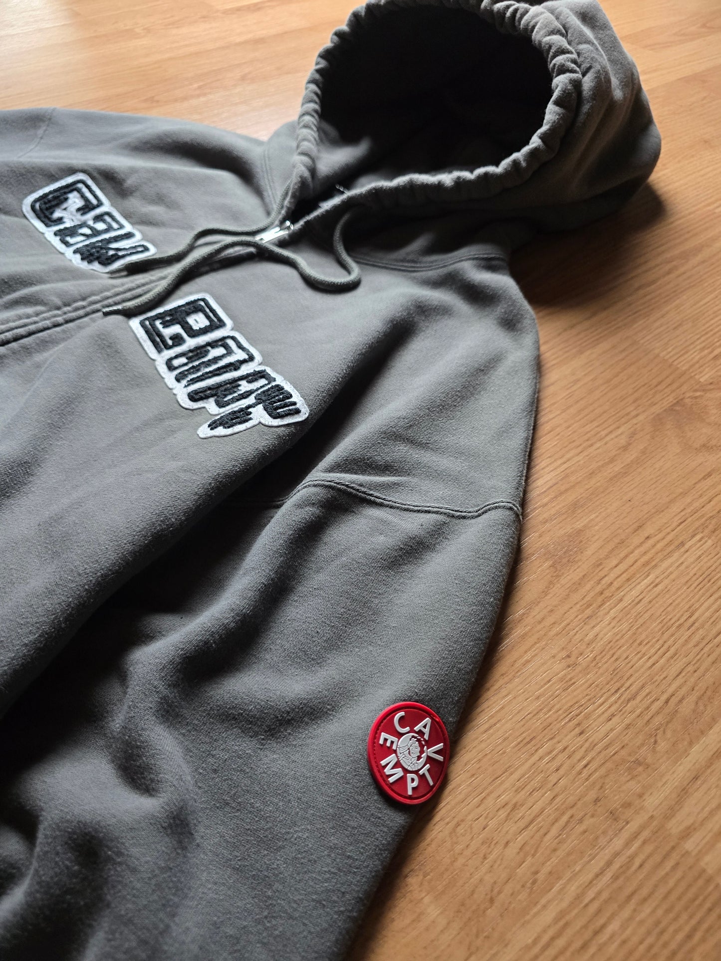 Cav Empt Embroidery Zip Hoodie (L)