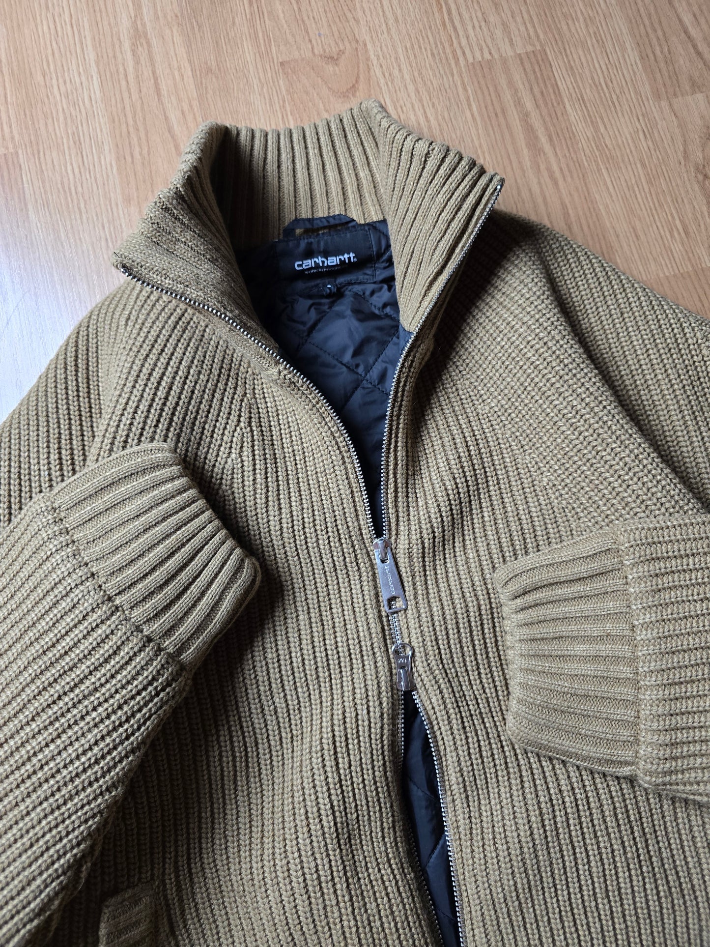 Carhartt Banley Ribbed Knit Sweater Jacket (S/M)