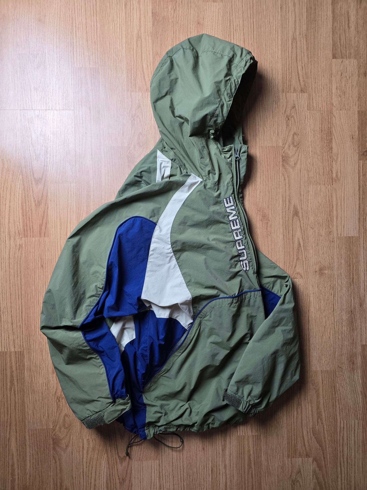 Supreme Panelled Half Zip Pullover Jacket (L)