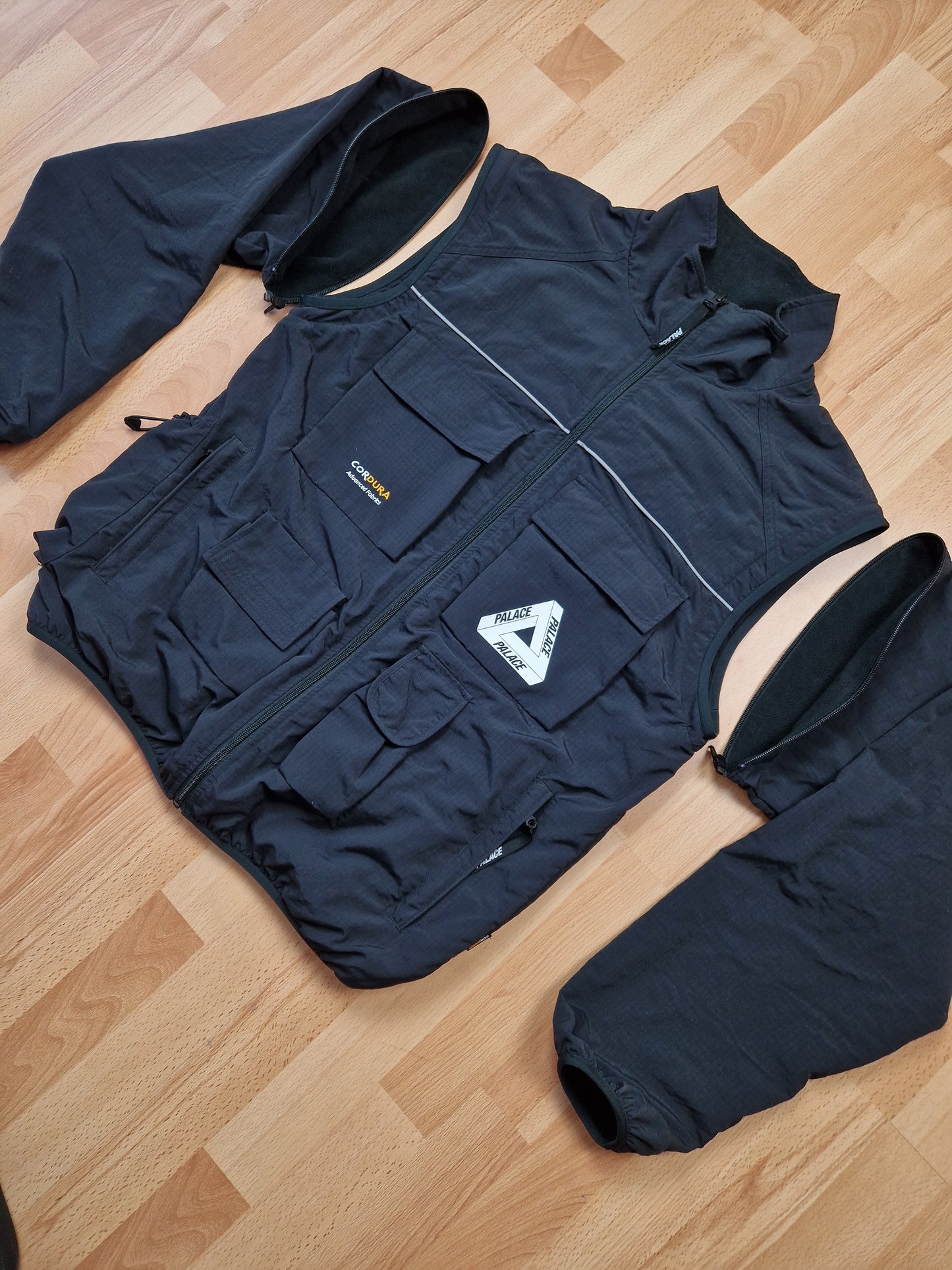Palace Cordura RS Zip Off Gilet Jacket (L)