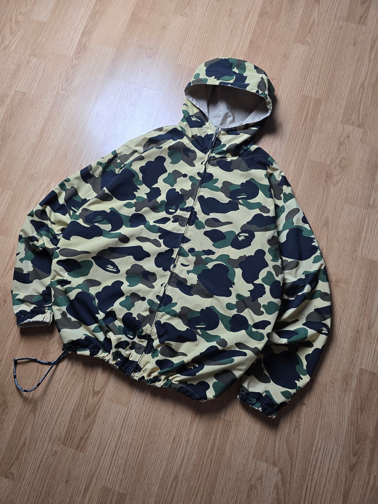 RARE 00s Bape 1st Camo Reversible Cycles Jacket (L)
