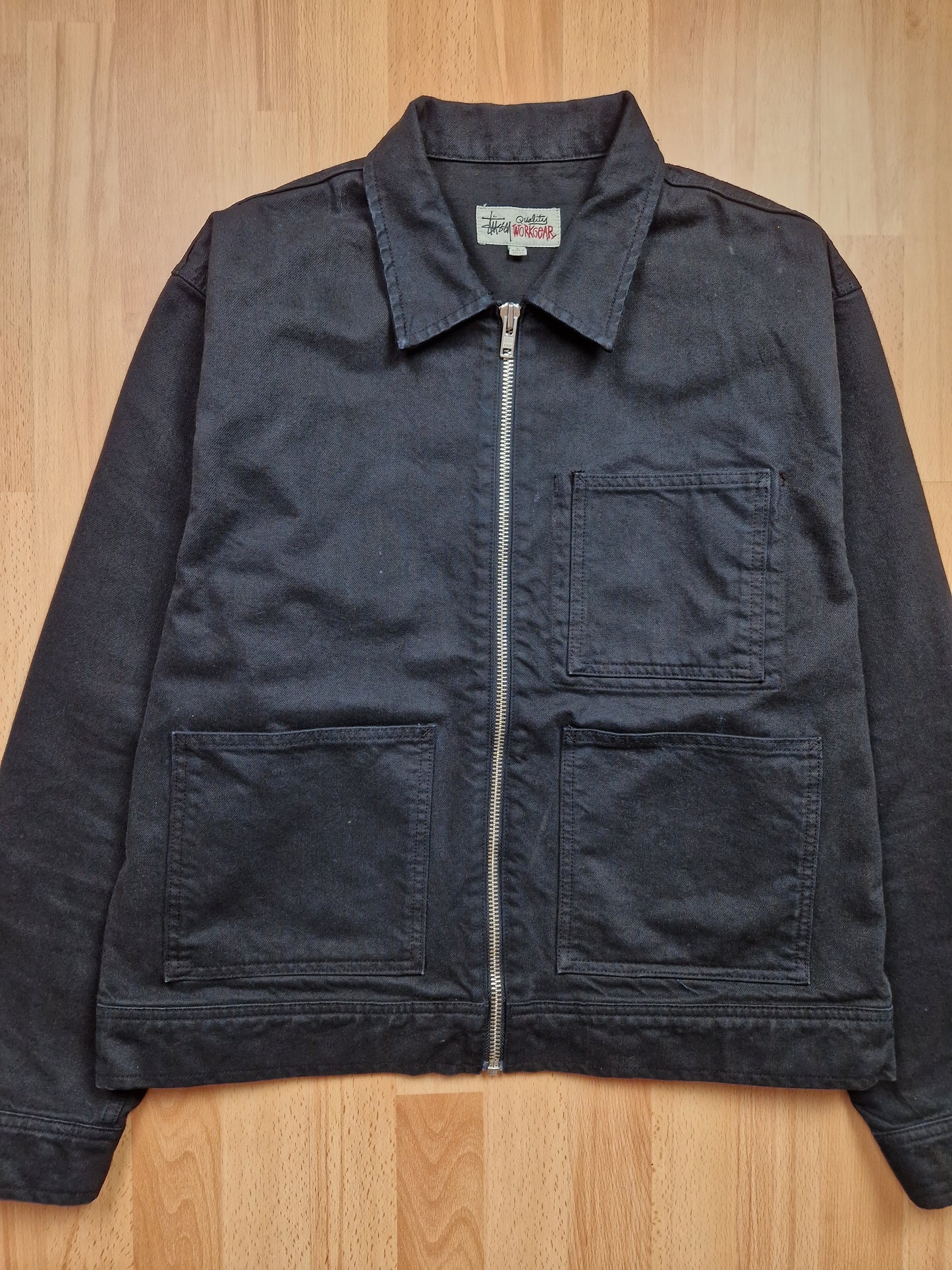 Stussy Overdyed Zip Work Jacket (L)