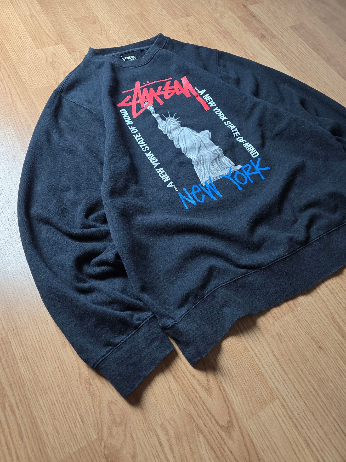 Stussy 'A New York State Of Mind' Crewneck Sweatshirt (XL)