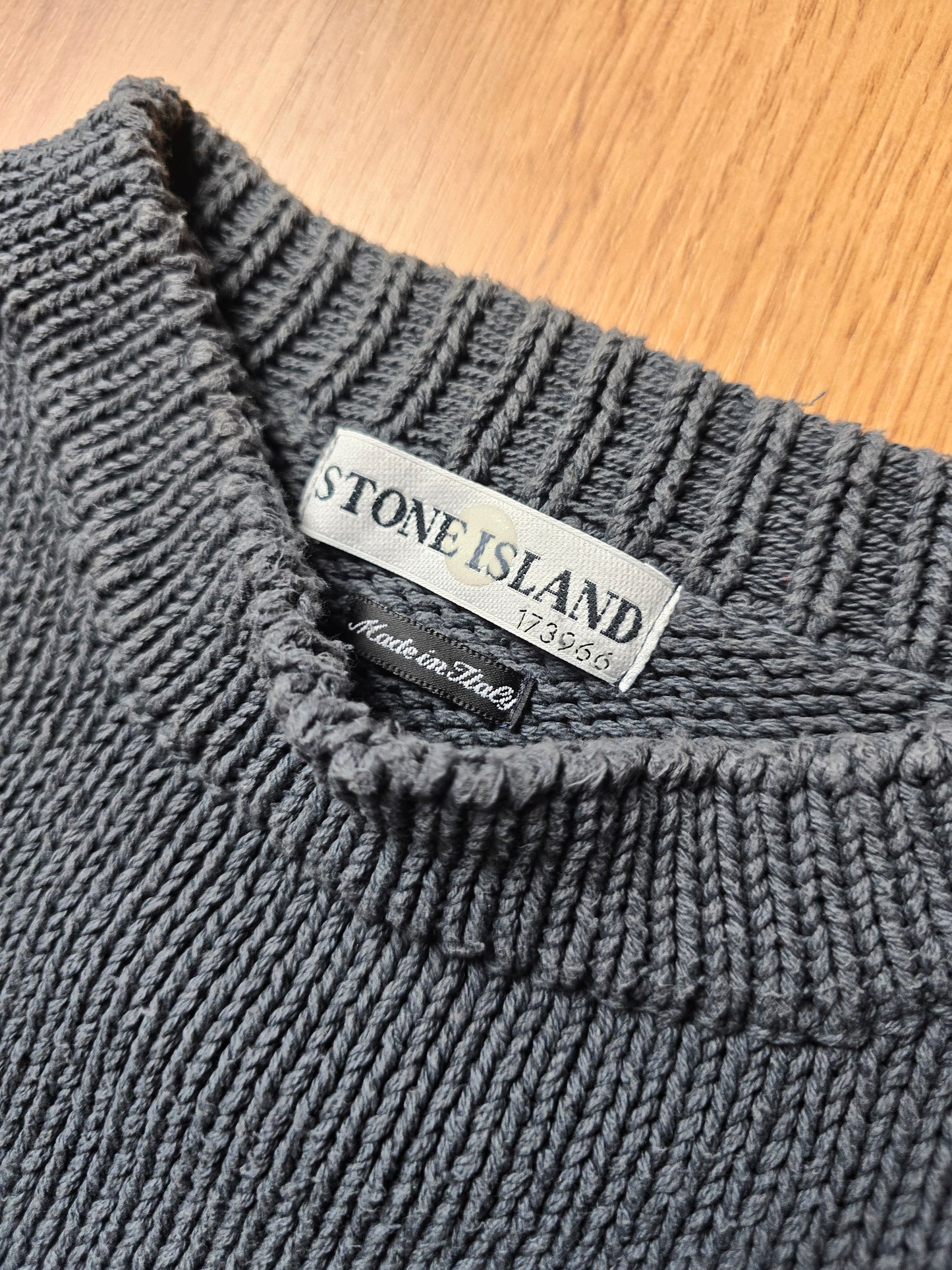 Vintage Stone Island AW01 Cotton Knit Sweater (XL)