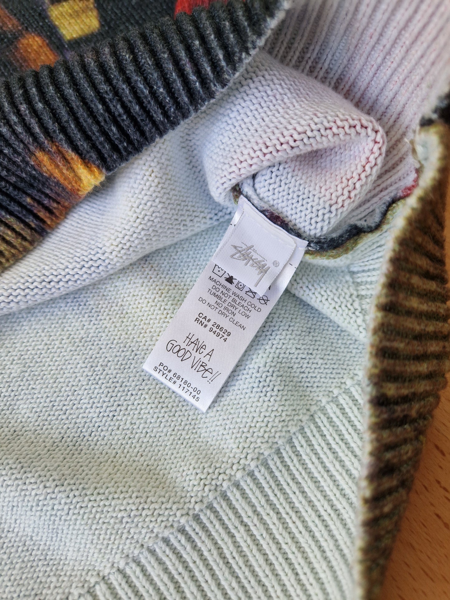 RARE Stussy Peter Tosh Print Sweater 'Multicolour' (M)