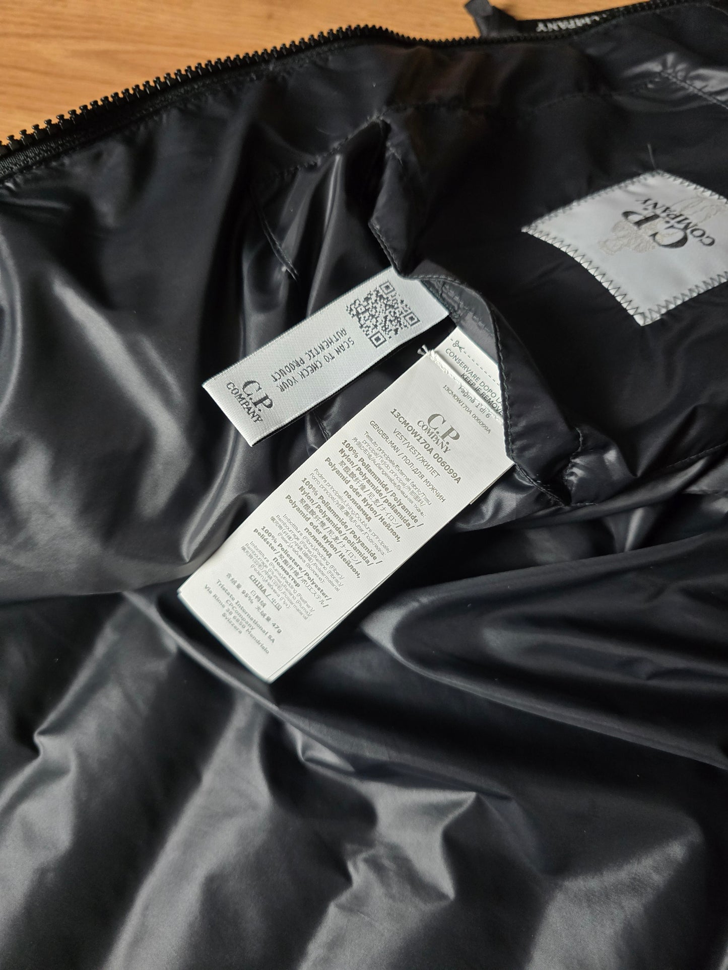 C.P. Company DD Shell Down Gilet (M)