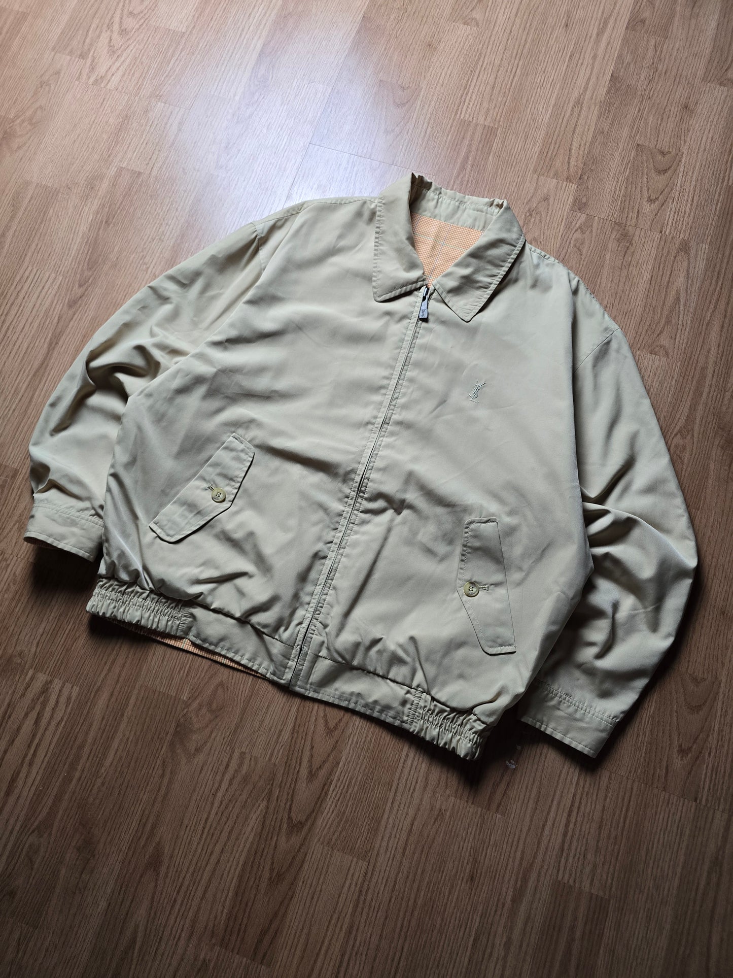 Vintage YSL Pour Homme Reversible Harrington Jacket (M/L)