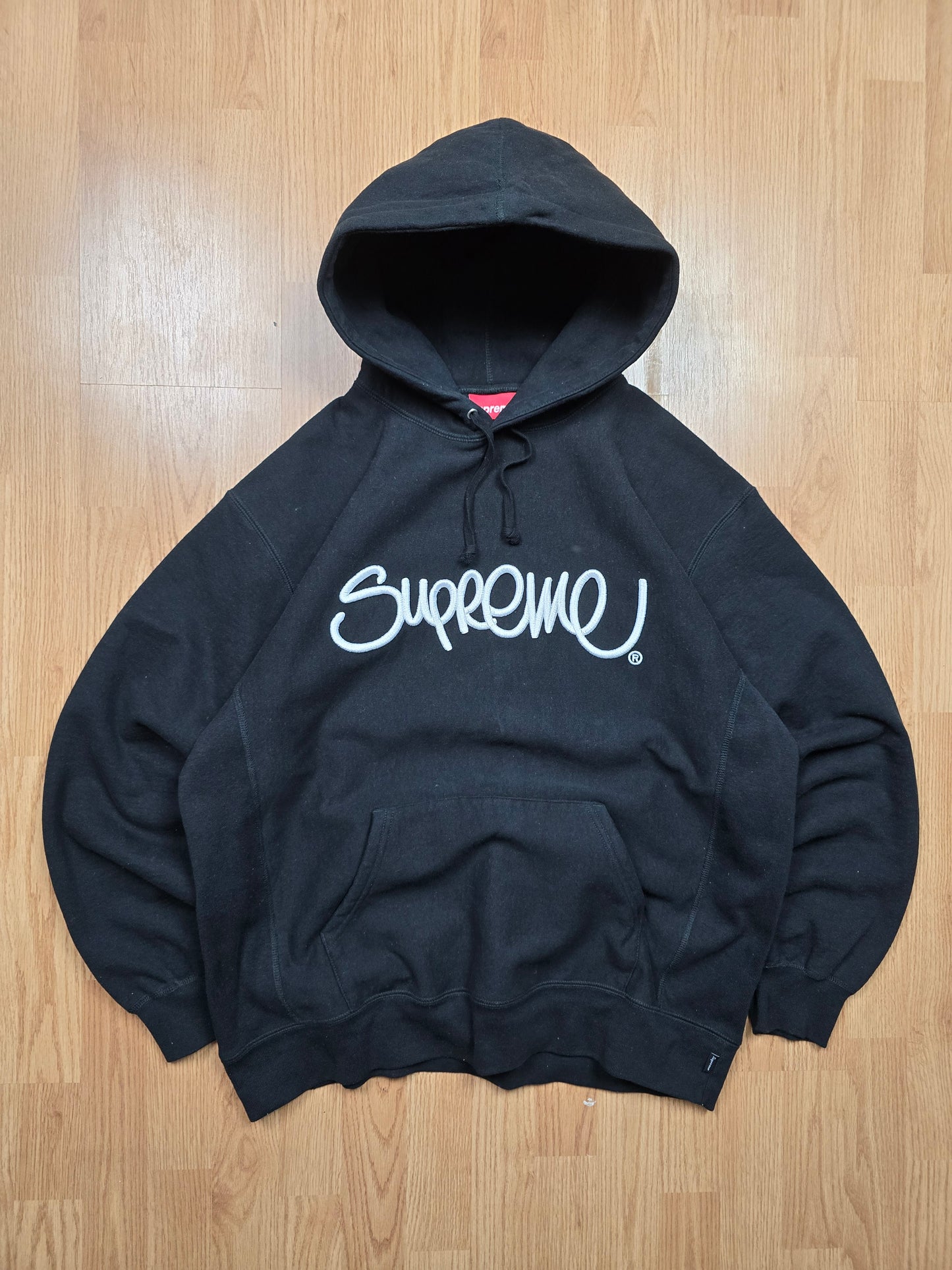 Supreme Raised Handsyle Hoodie (L)