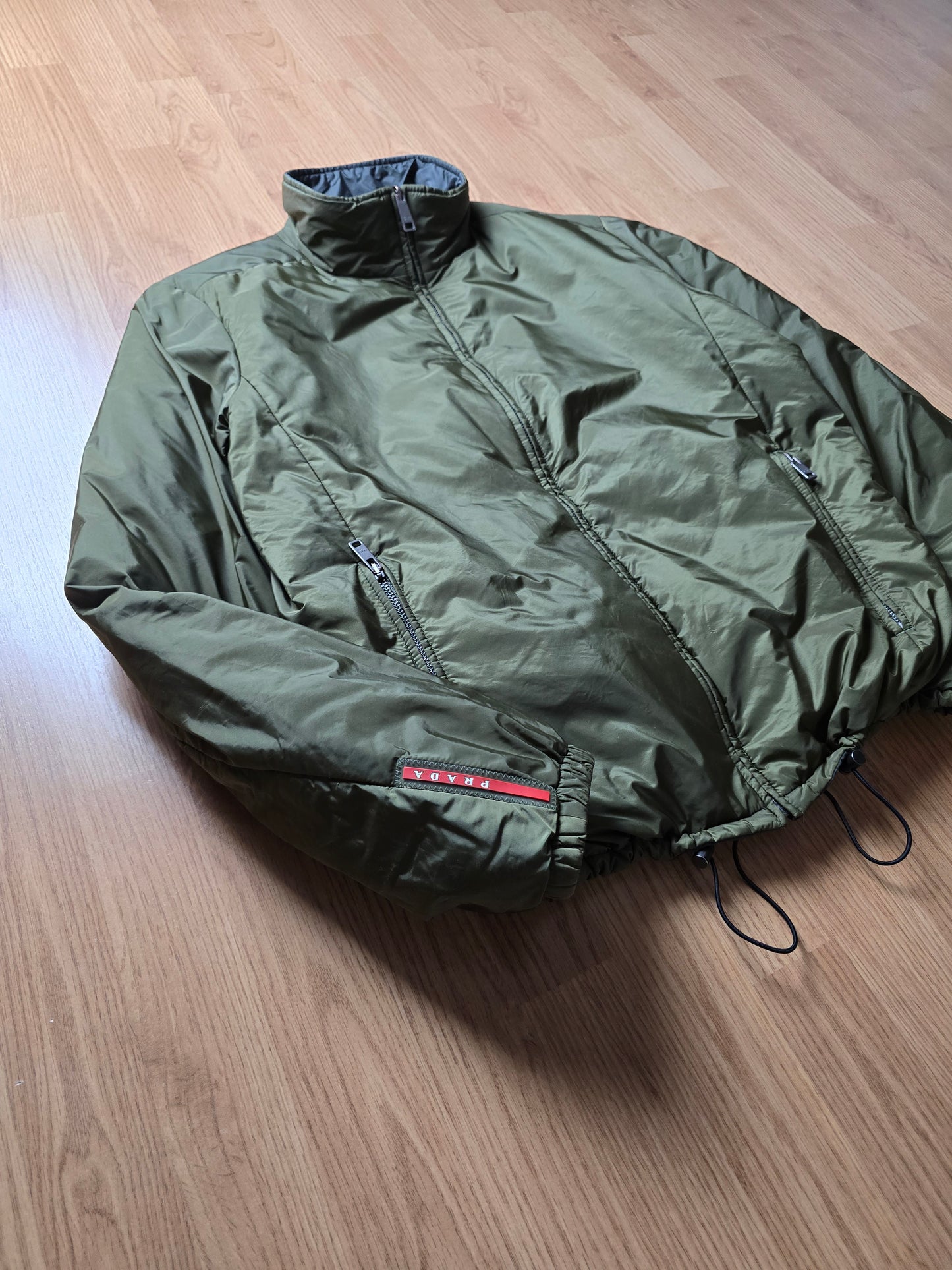 Prada Sport 2015 Red Tab Reversible Padded Jacket (M)